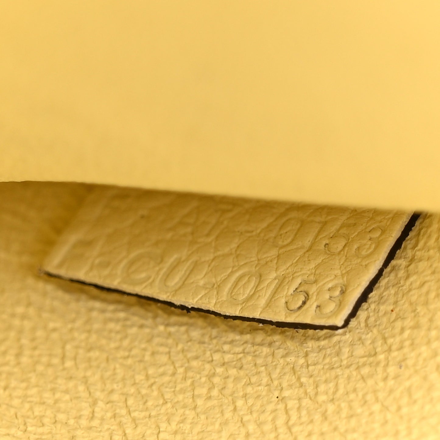 Drummed Calfskin Suede Medium Trapeze Butter