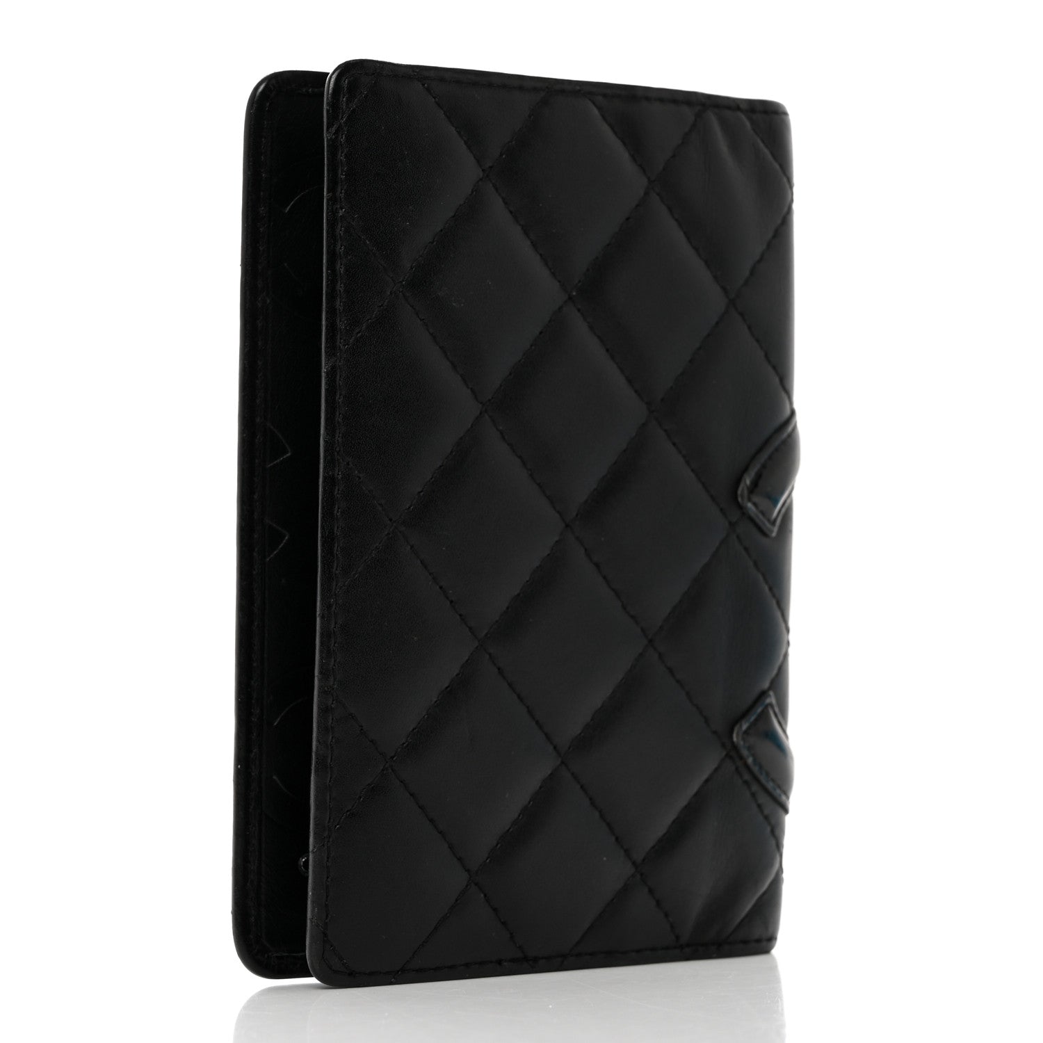 Chanel Calfskin Quilted Small Cambon Agenda Planner Black 3 of 8
