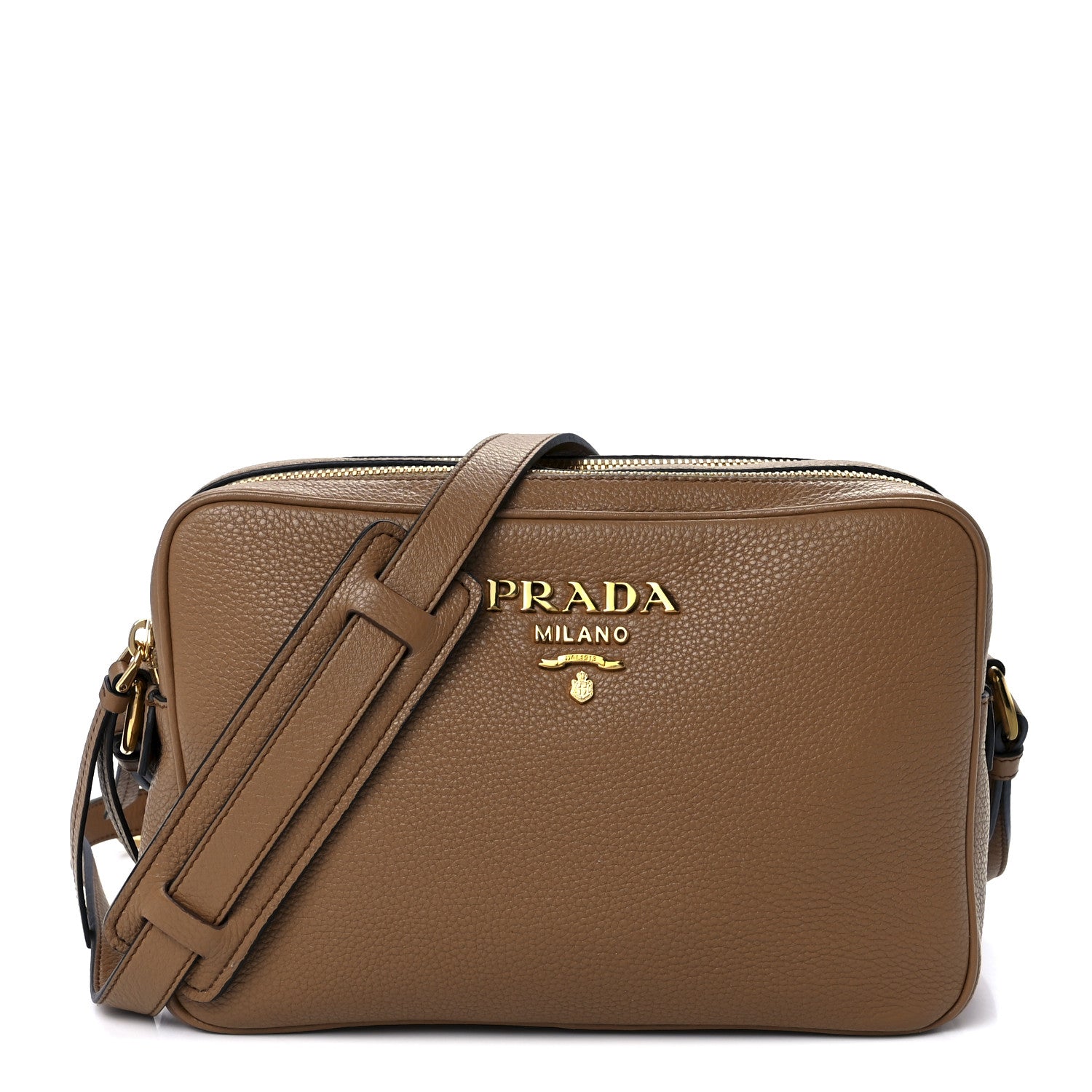Prada Vitello Phenix Camera Bag Cannella 1143964 – FASHIONPHILE