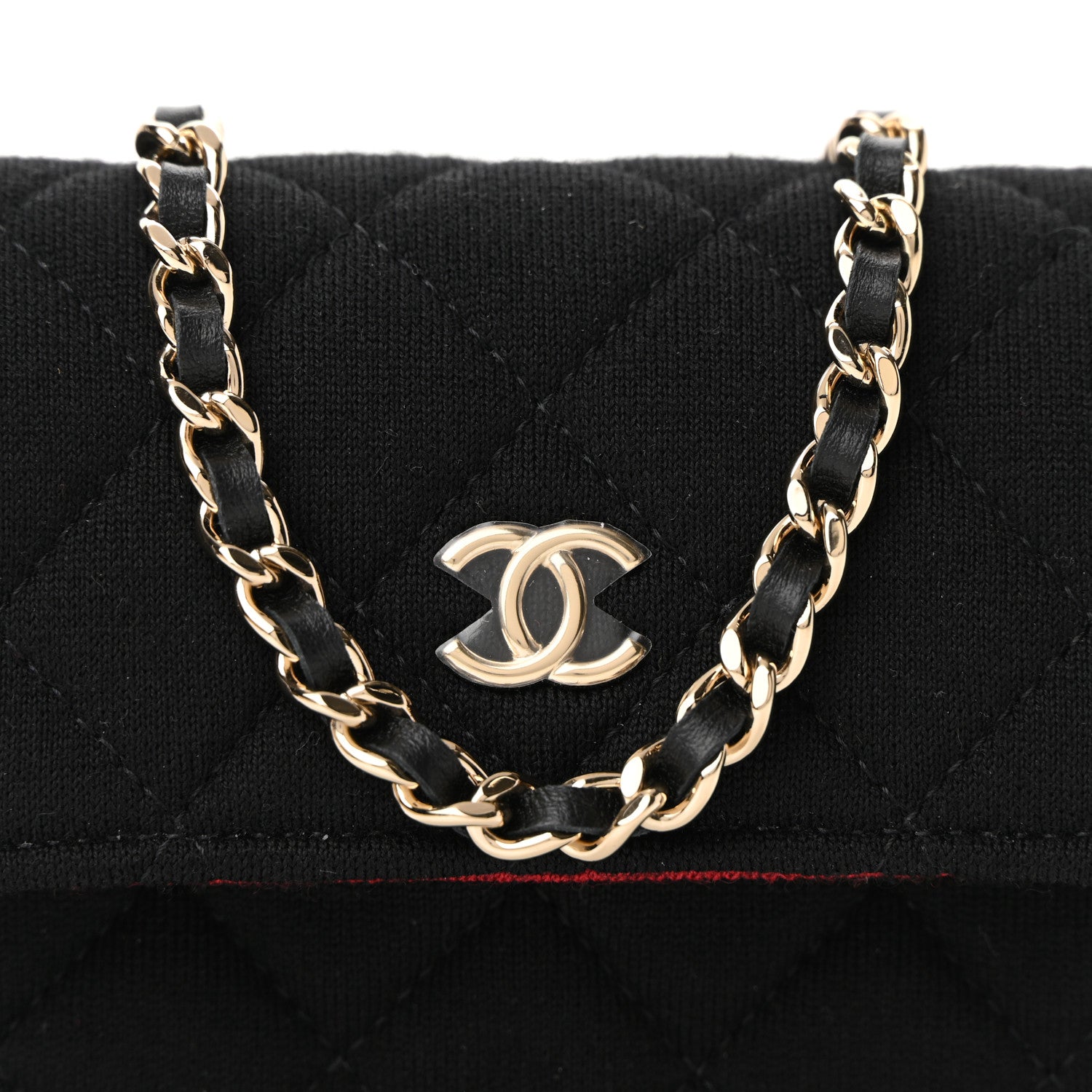 Chanel Jersey Quilted Micro Mini Flap Black 8 of 11