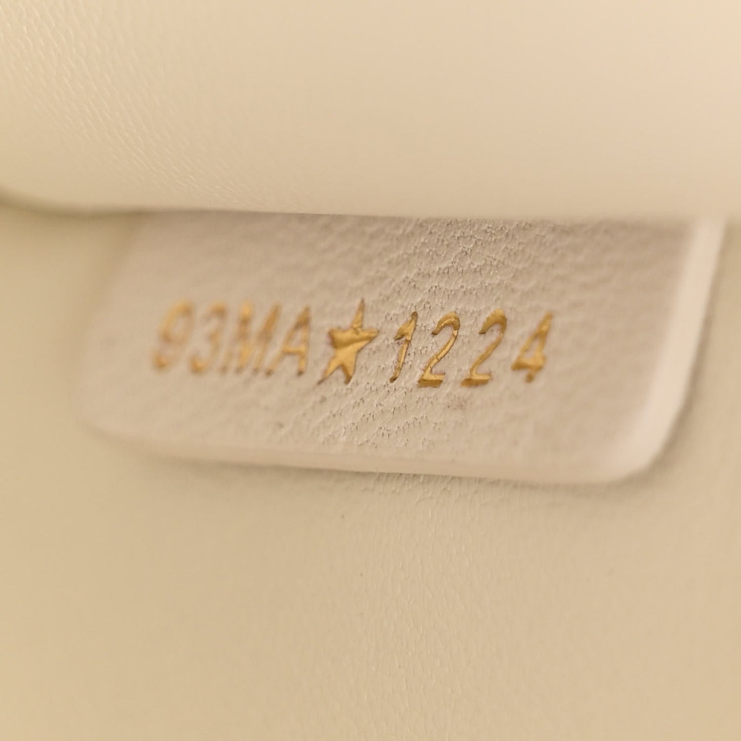Lambskin Macrocannage Nano Caro Backpack Latte