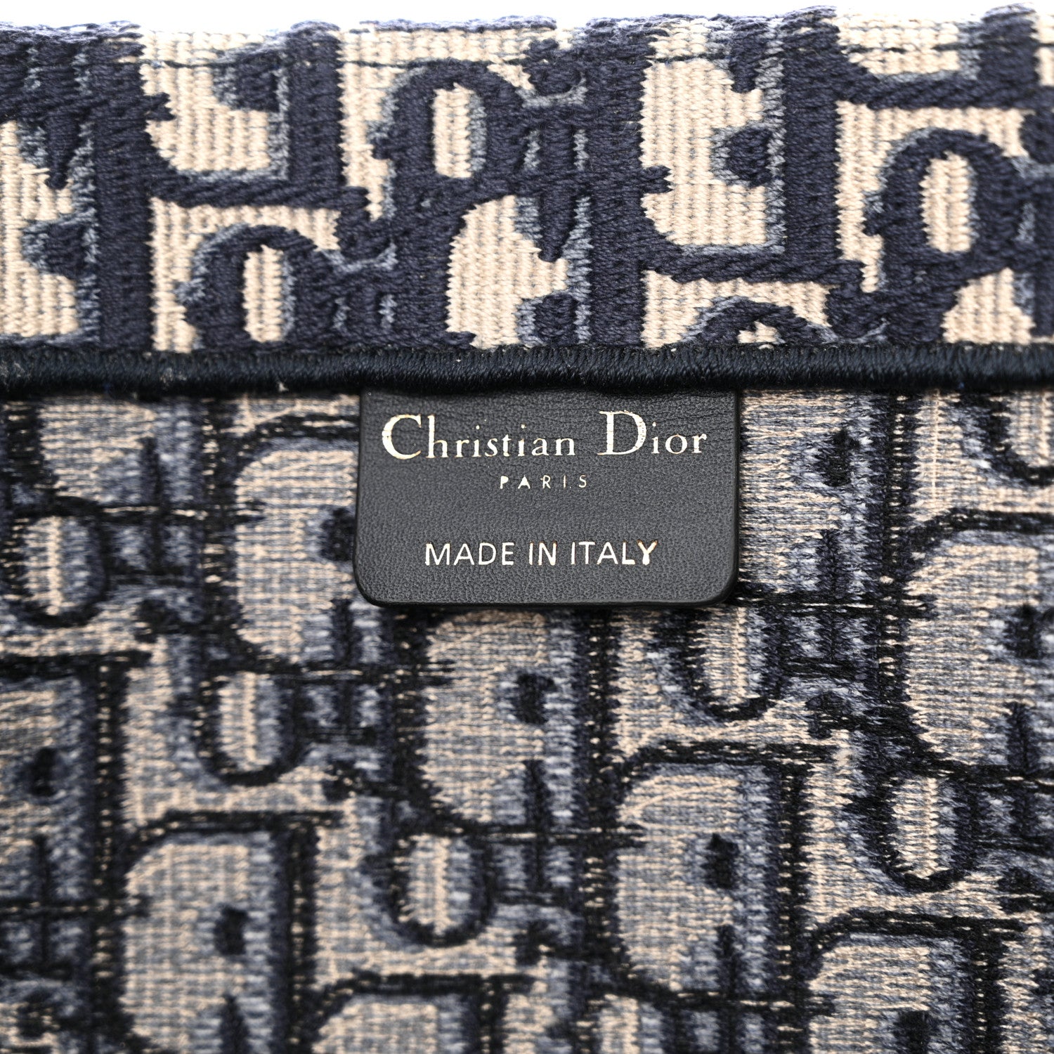 Christian Dior Oblique Large Book Tote Blue Multicolor 6 of 12