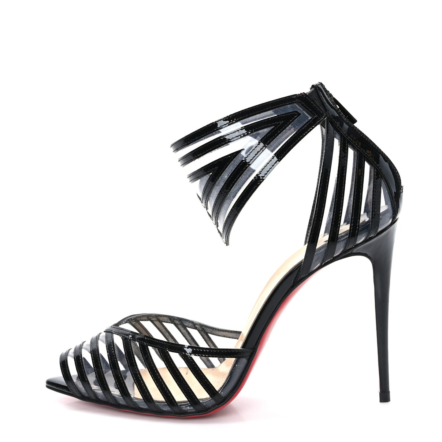 Specchio PVC Maratena 100 Sandal Heels 37.5 Black