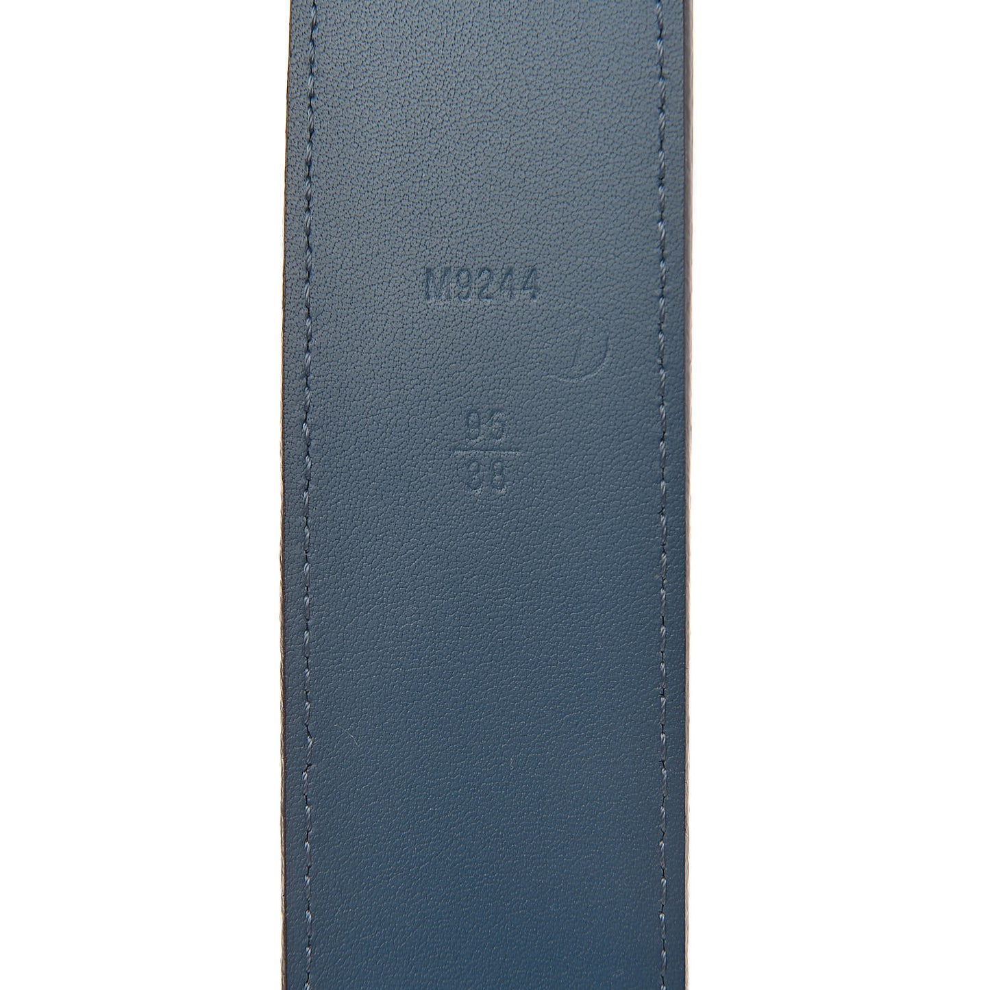 Epi 40mm LV Initiales Belt 95 38 Cyan