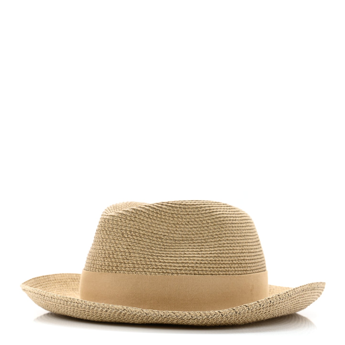 Straw Grosgrain Hat 58