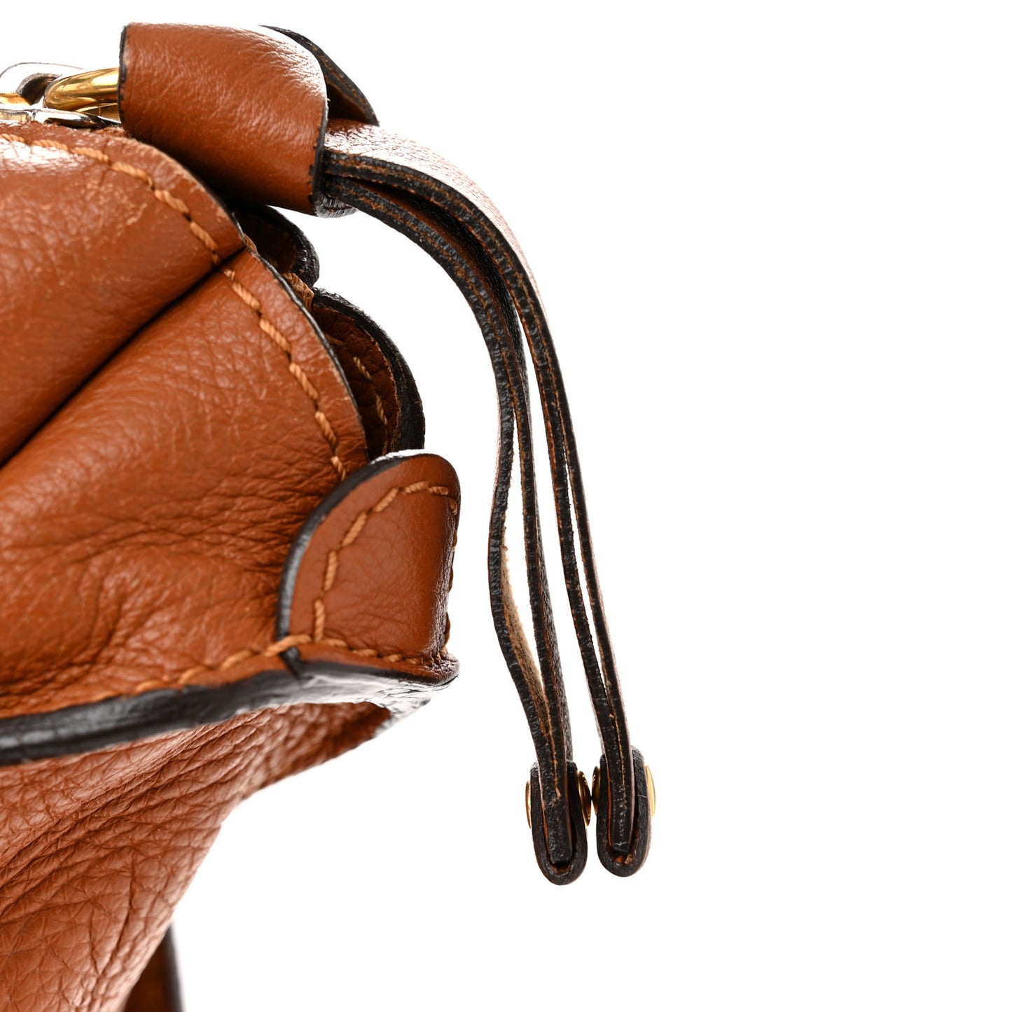Calfskin Large Marcie Satchel Tan