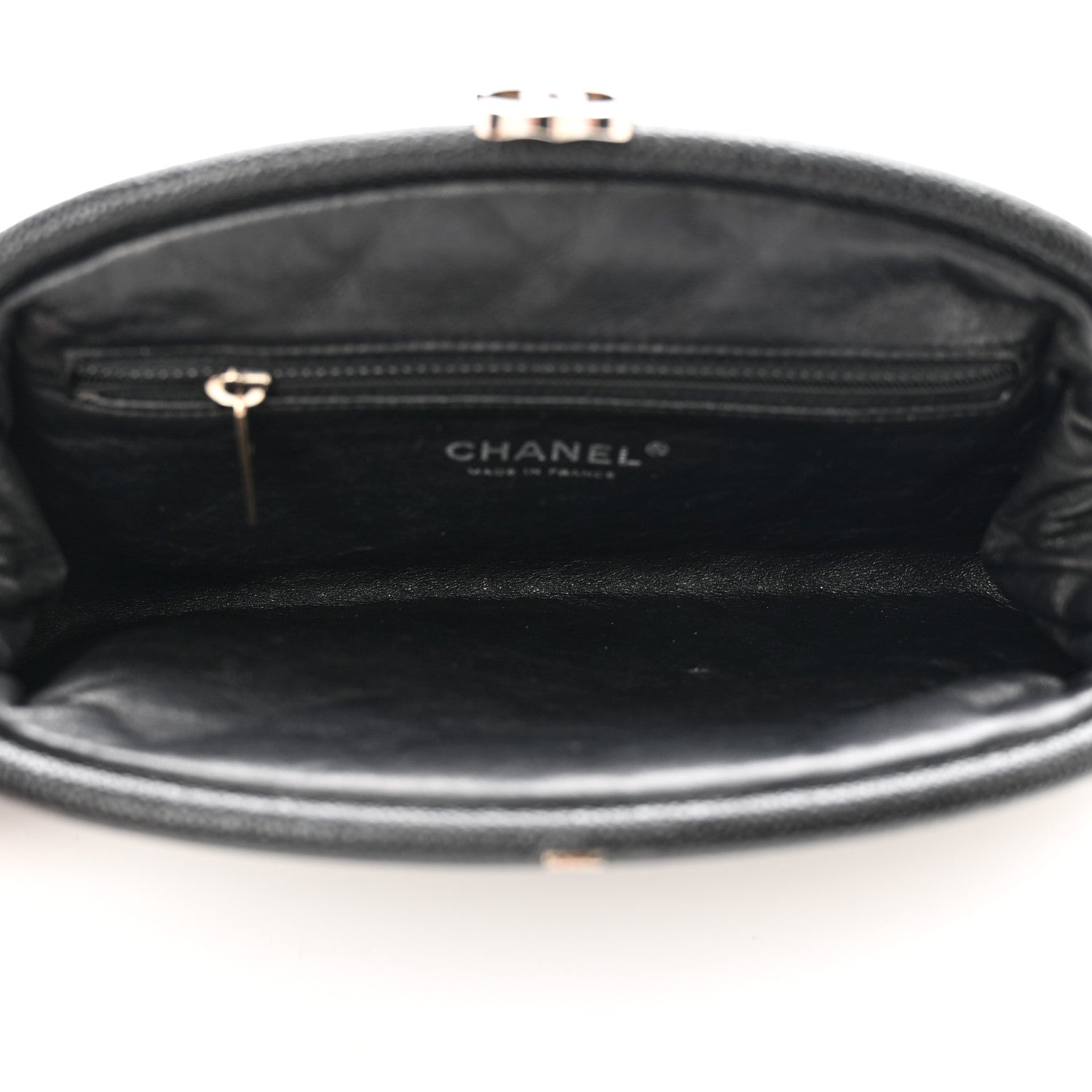 Chanel Caviar Quilted Timeless Clutch Black 5 of 6