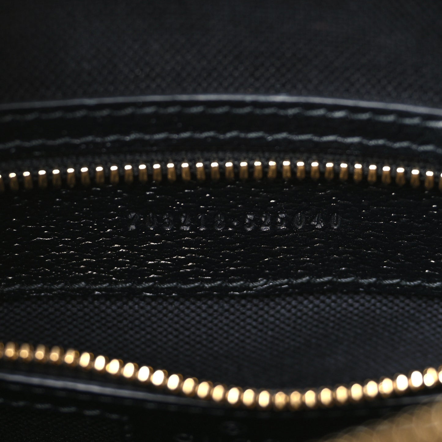 Mini Vintage GG Supreme Monogram Textured Dollar Calfskin Web Large Diana Tote Bag Black