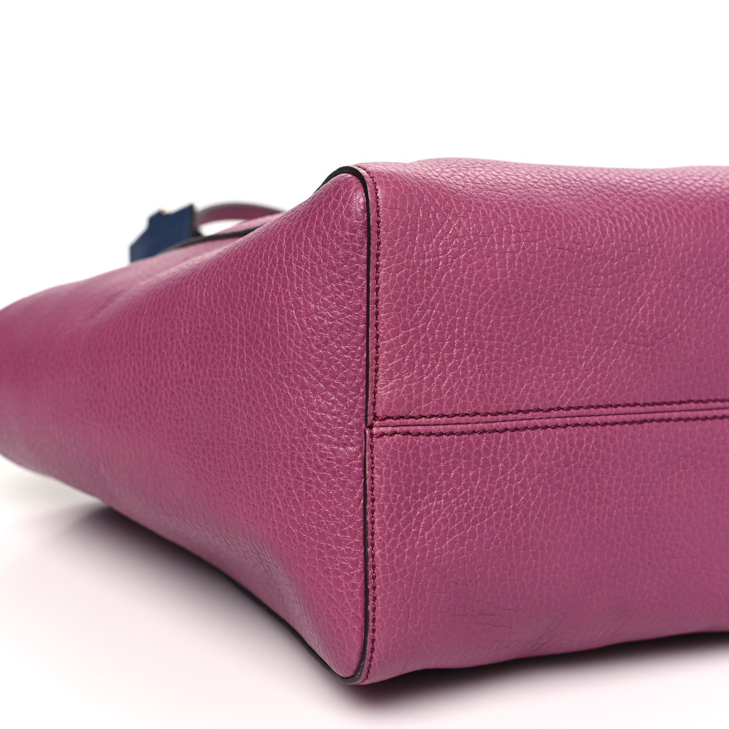 Gucci Dollar Calfskin Small Swing Tote Peonia Flower Washed Blue 8 of 10