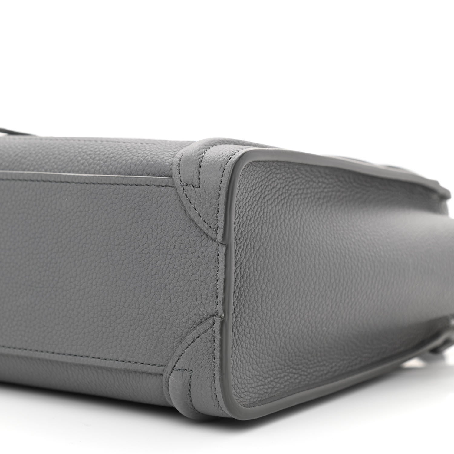 Celine Baby Drummed Calfskin Nano Luggage Kohl 10 of 10