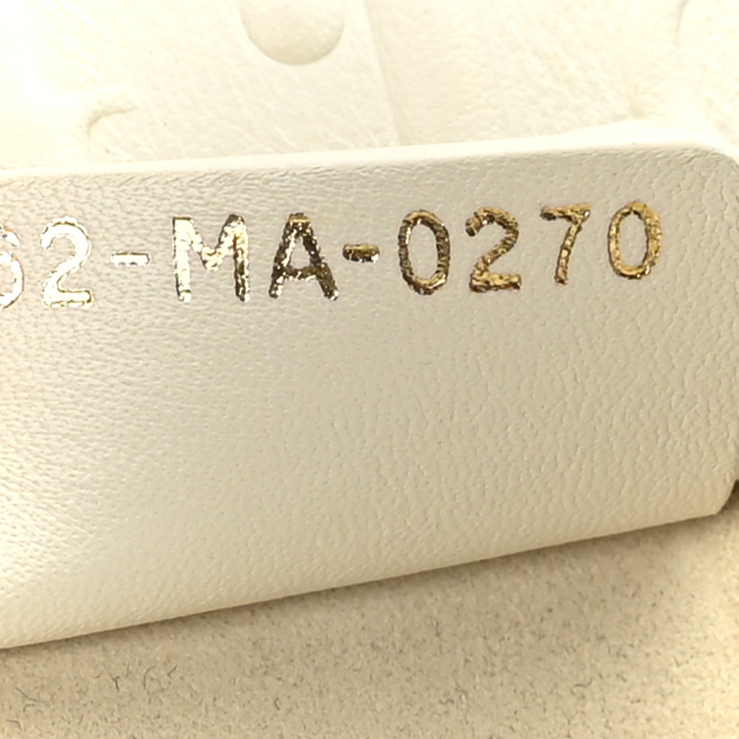 Oblique Calfskin Embossed Medium Book Tote Ivory