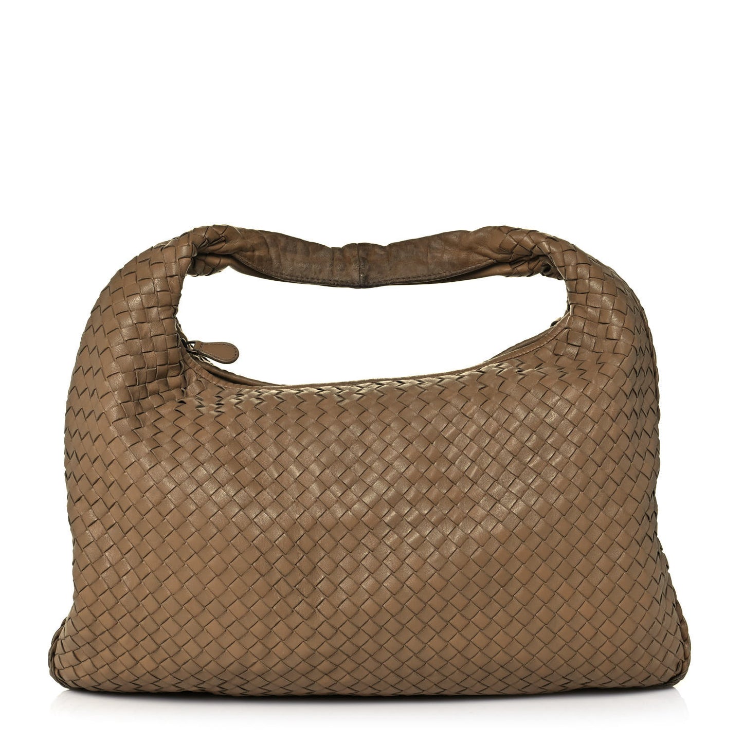 Nappa Intrecciato Medium Veneta Hobo Noce