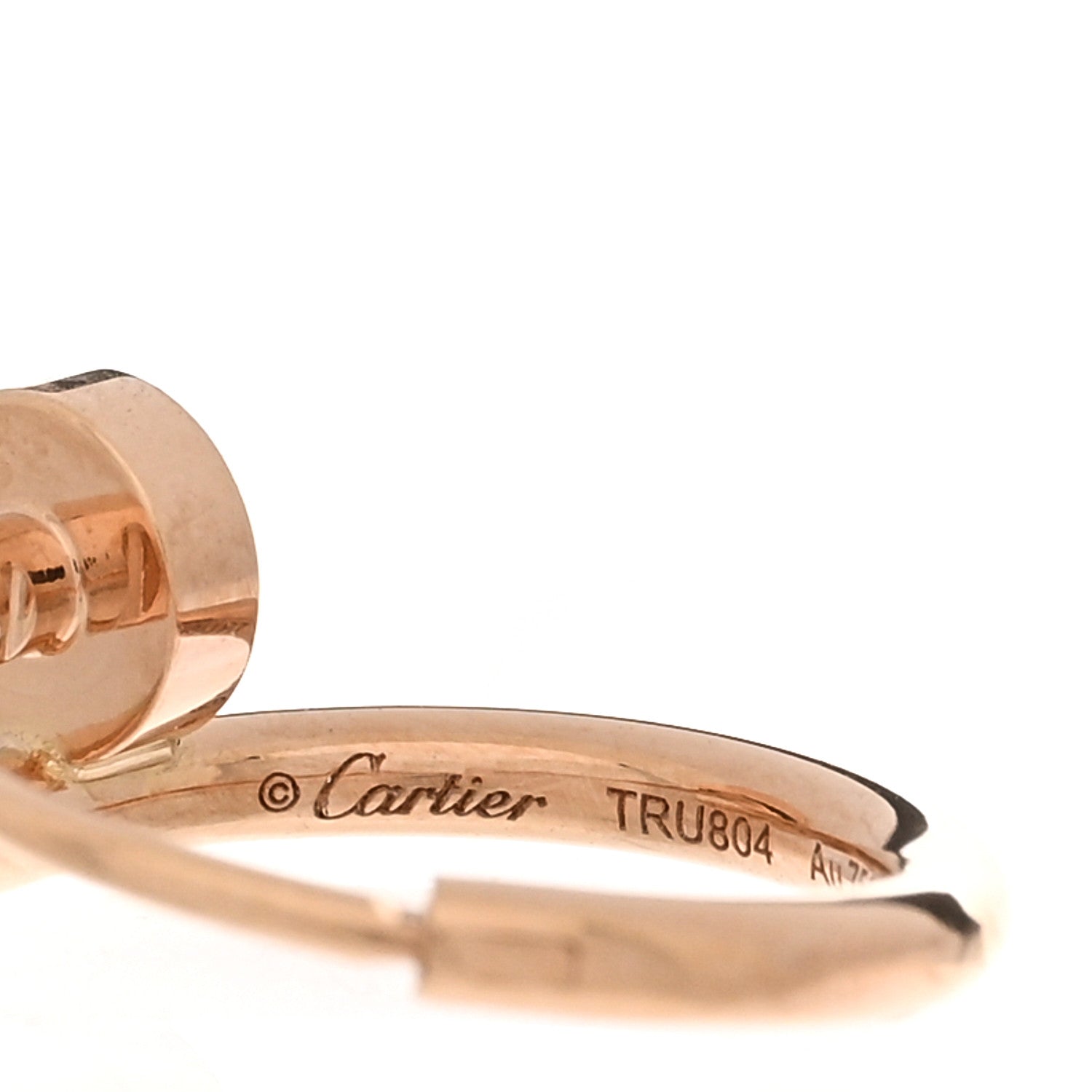 Cartier 18K Pink Gold Juste Un Clou Single Hoop Earring 3 of 3