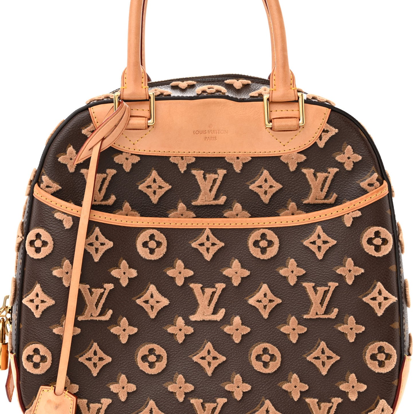 Monogram Tuffetage Deauville Cube Caramel