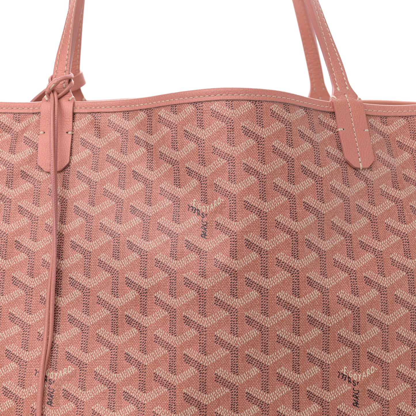 Iridescent Goyardine Saint Louis GM Pearly Coral