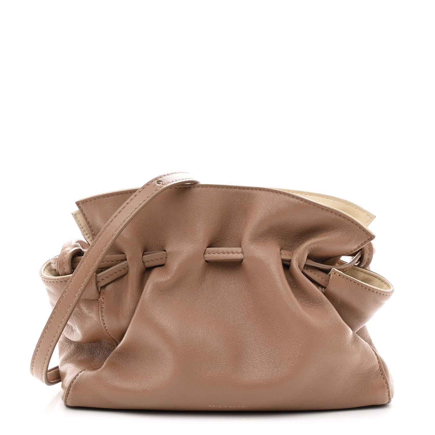 Mansur Gavriel Lambskin Mini Protea Bag Biscotto 1793048
