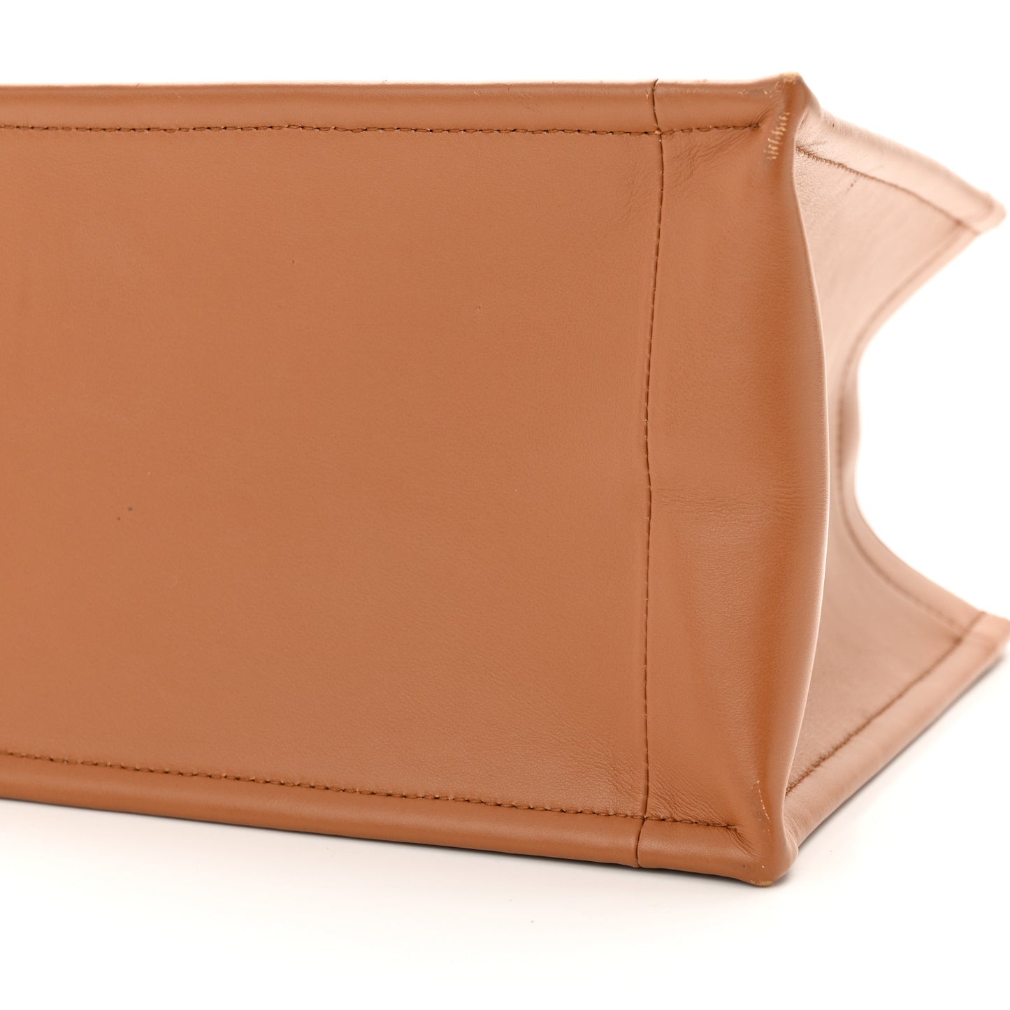 CHRISTIAN DIOR Raffia Macro Cannage Small Book Tote Natural