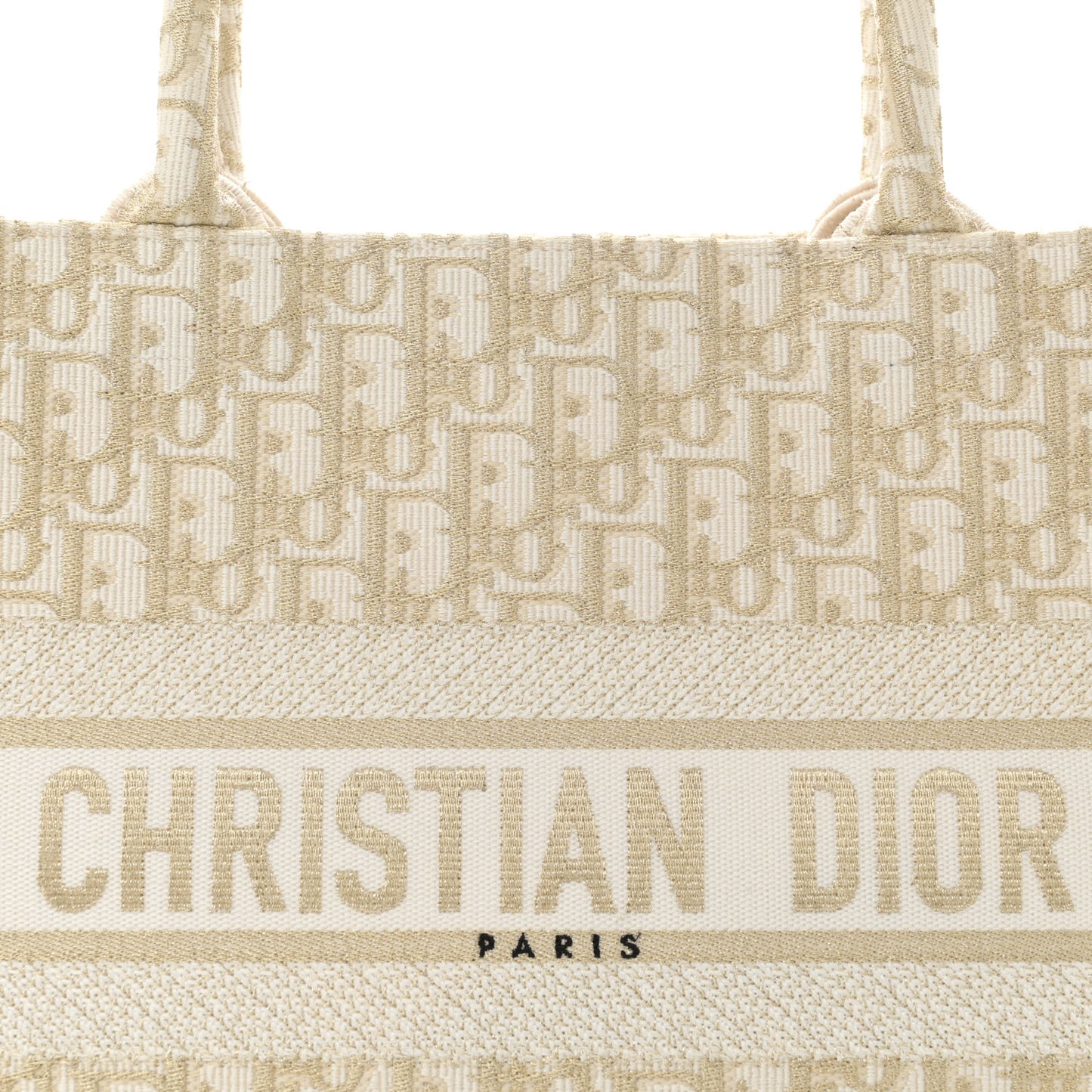 Oblique Medium Book Tote Gold Multicolor