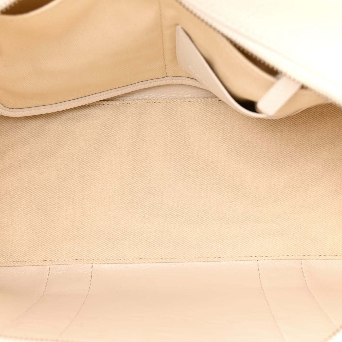Grained Calfskin Medium The Tote Bag Cotton Silver