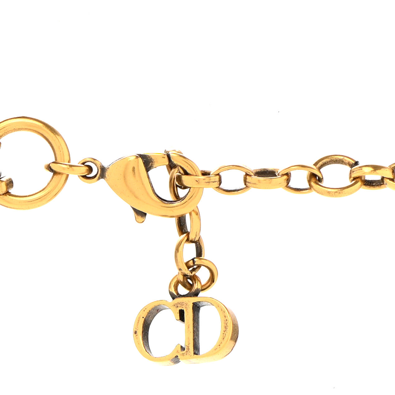 Metal Star J'adior Multi Strand Necklace Aged Gold