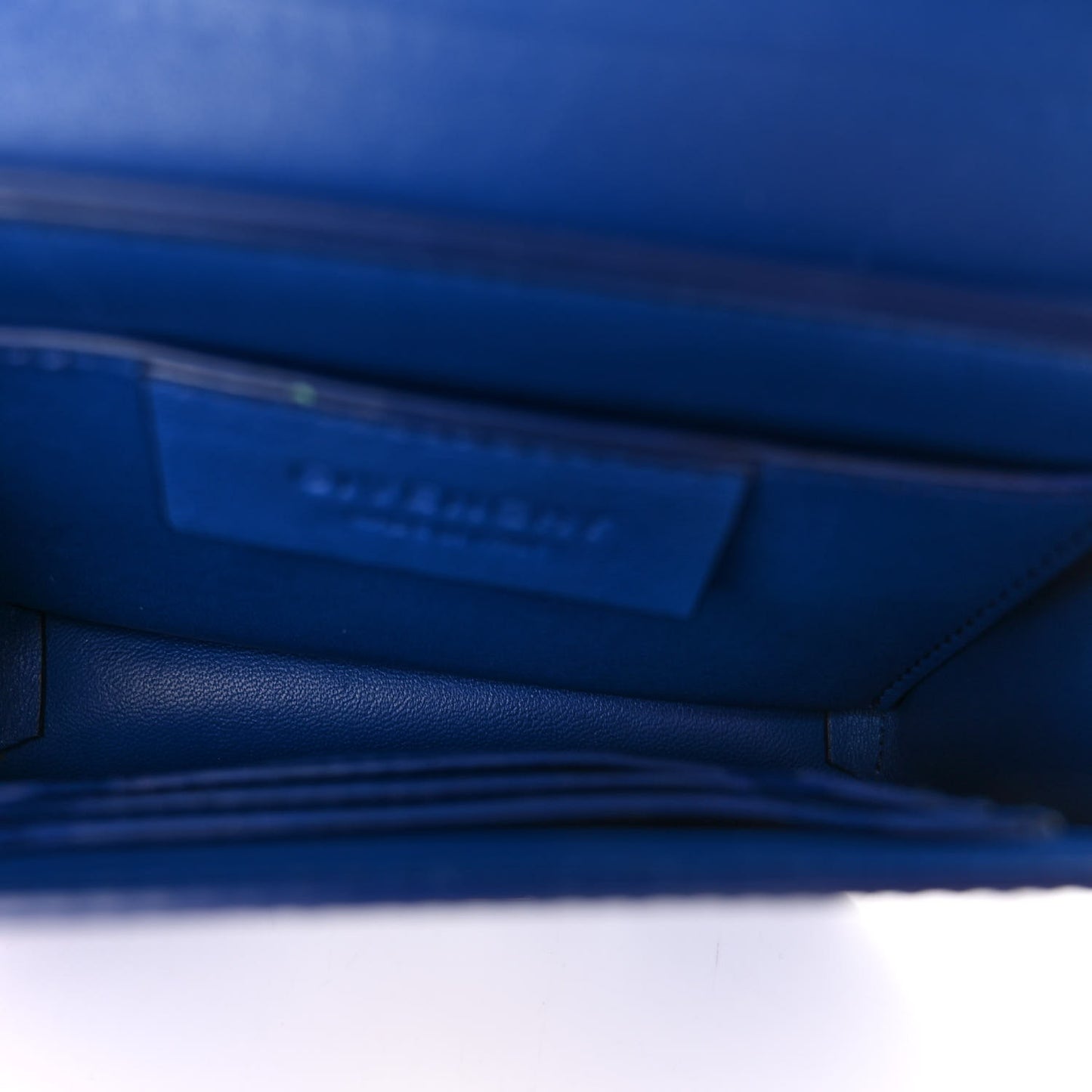 Calfskin Bow Cut Chain Wallet