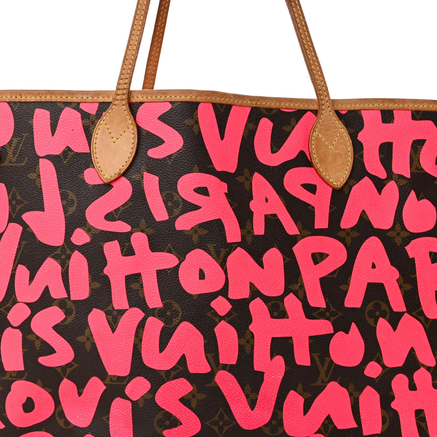 Monogram Graffiti Neverfull GM Fuchsia