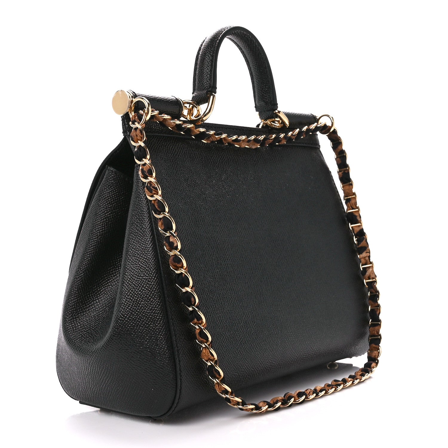Dolce & Gabbana Dauphine Medium Miss Sicily Satchel Black 3 of 10