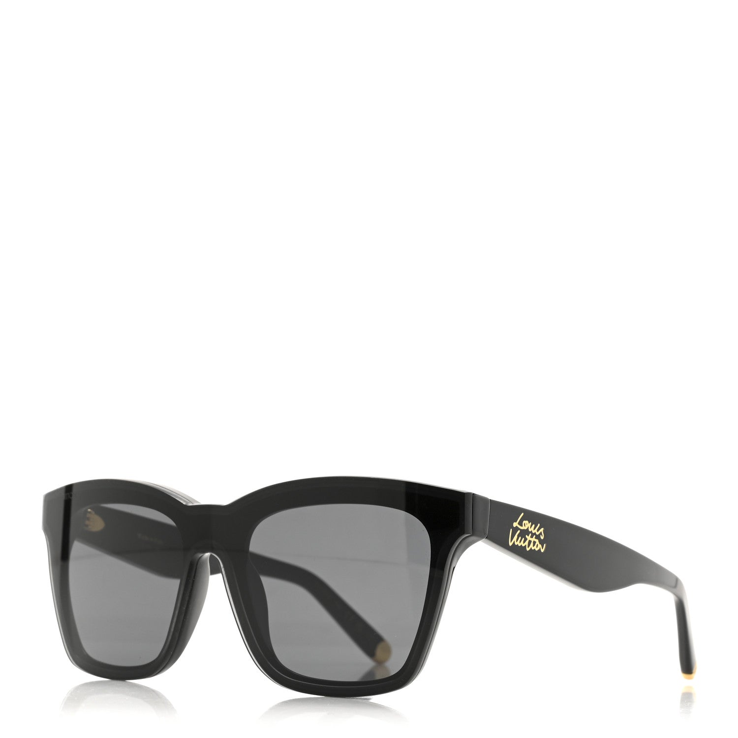 Louis Vuitton LV Script Square Sunglasses Z2970W Black 1758212