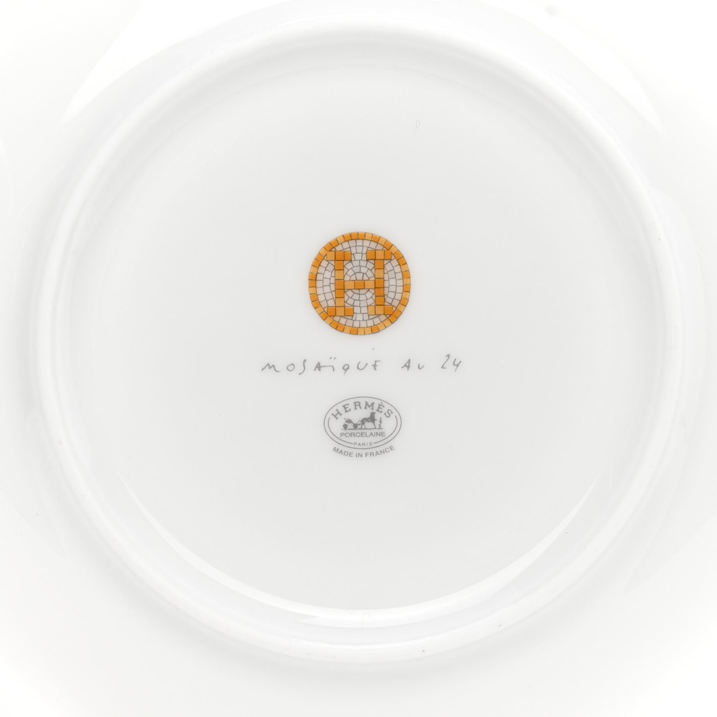 Porcelain Mosaique Au 24 Platine Soup Plate Set of 2