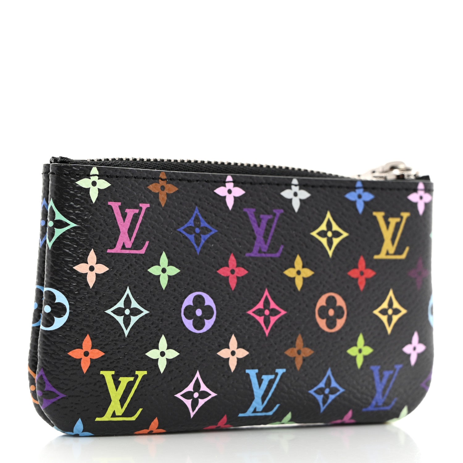 Louis Vuitton LV X TM Monogram Multicolor Key Pouch Black 3 of 7