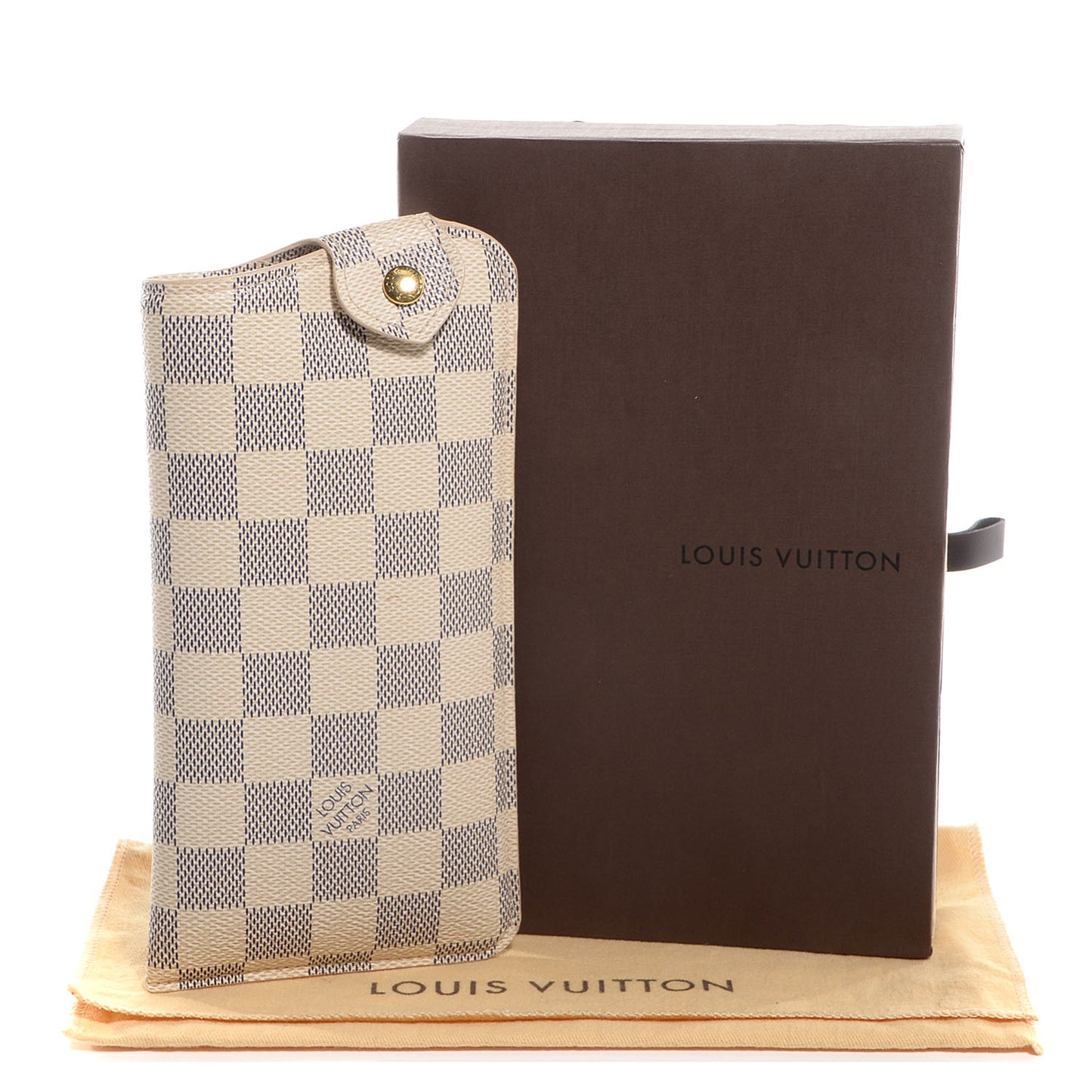 Damier Azur Sunglass Case MM