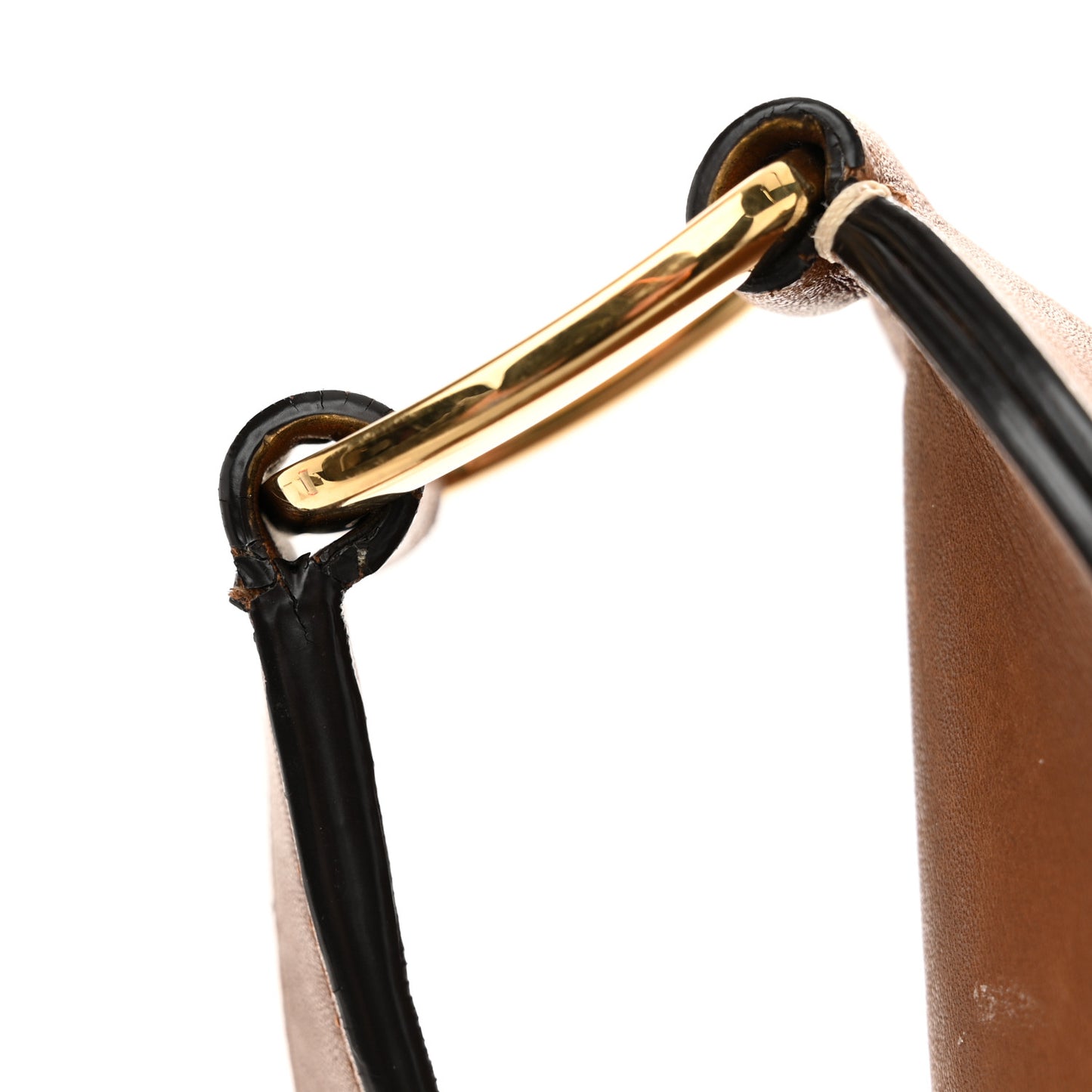 Smooth Calfskin Medium Saddle Bag Tan