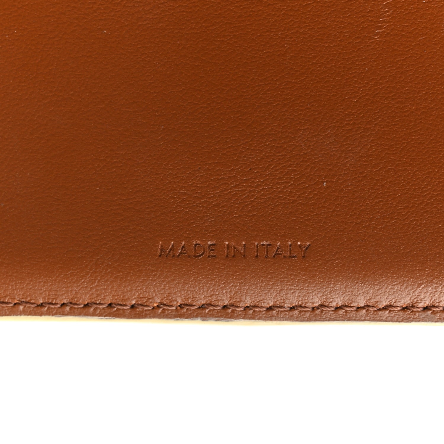 Celine Canvas Triomphe Small Strap Wallet White 6 of 11