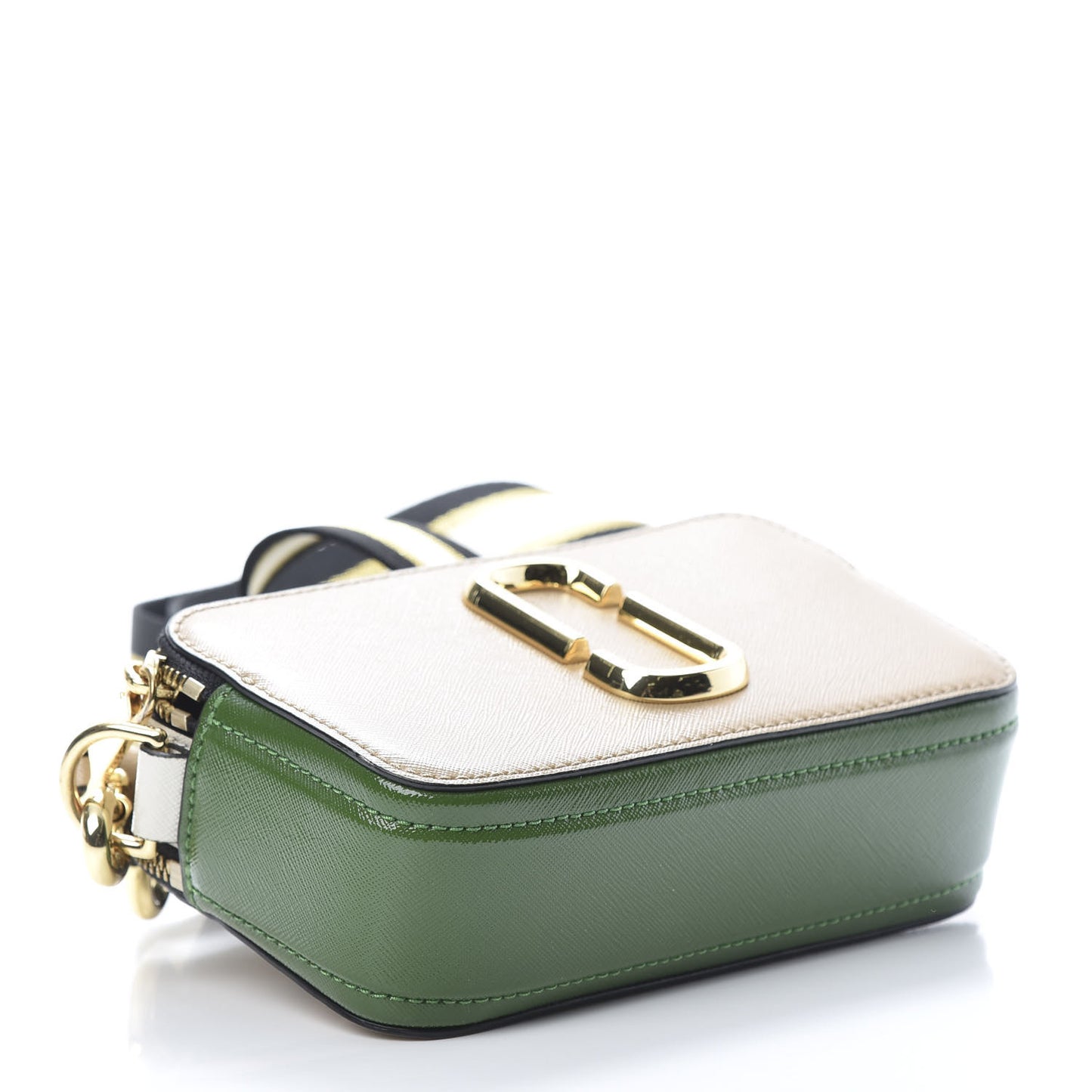 Saffiano Small Snapshot Camera Bag Sandcastle
