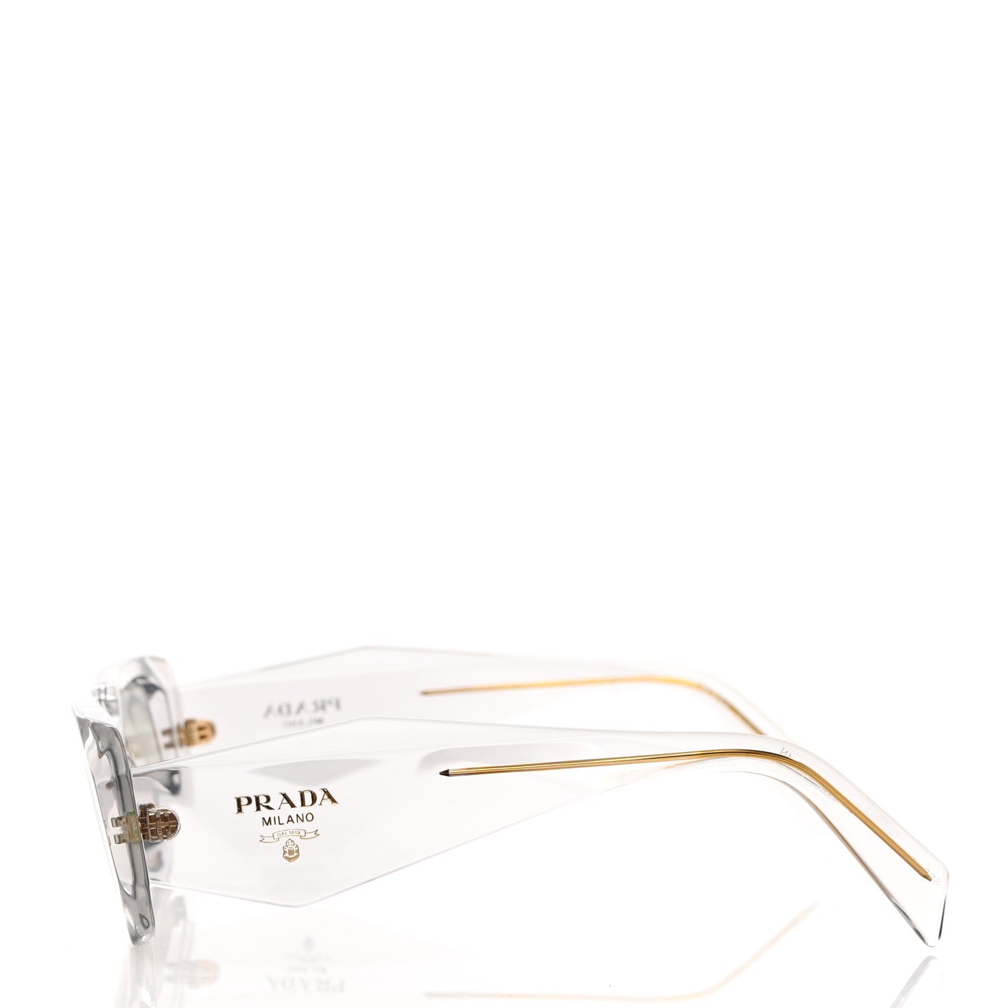 Acetate Symbole Sunglasses SPR 17W Transparent Gold