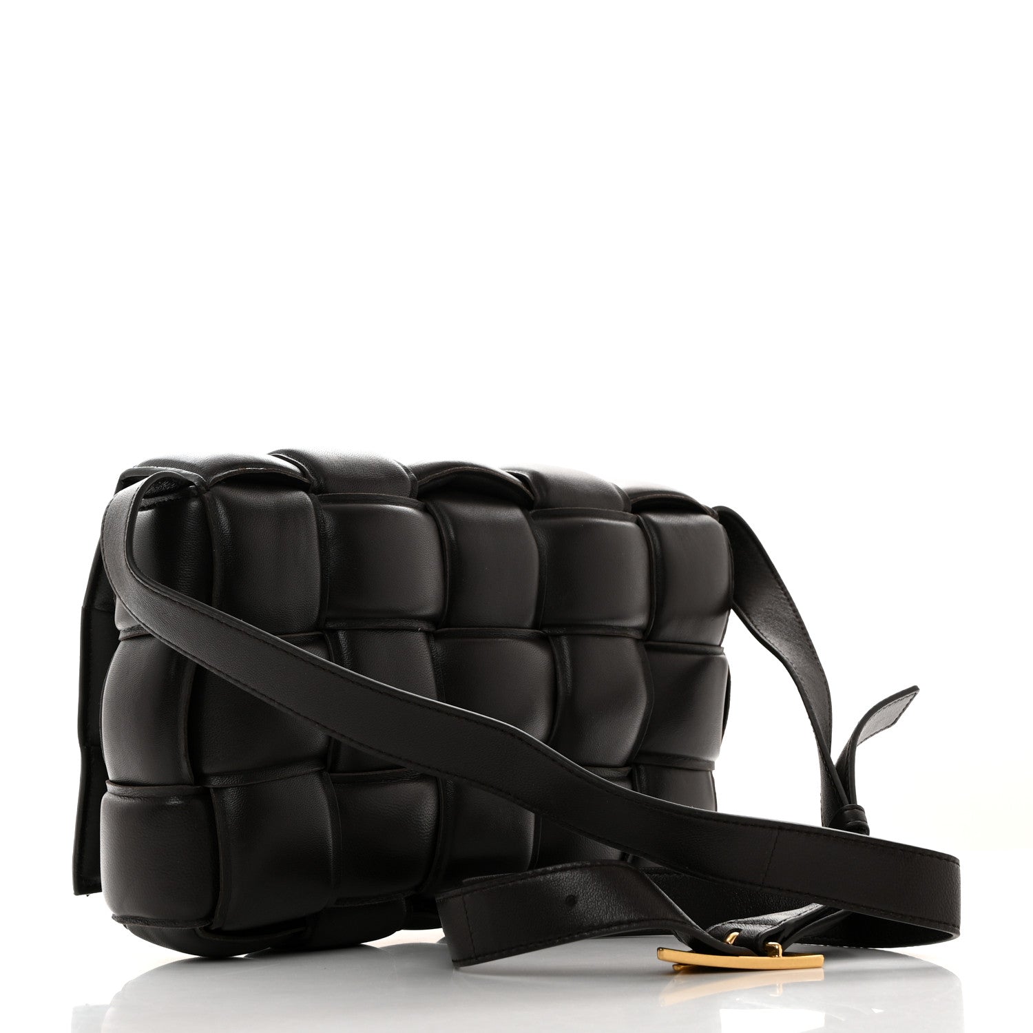 Bottega Veneta Nappa Maxi Intreccio Padded Cassette Crossbody Bag Fondente 2 of 10