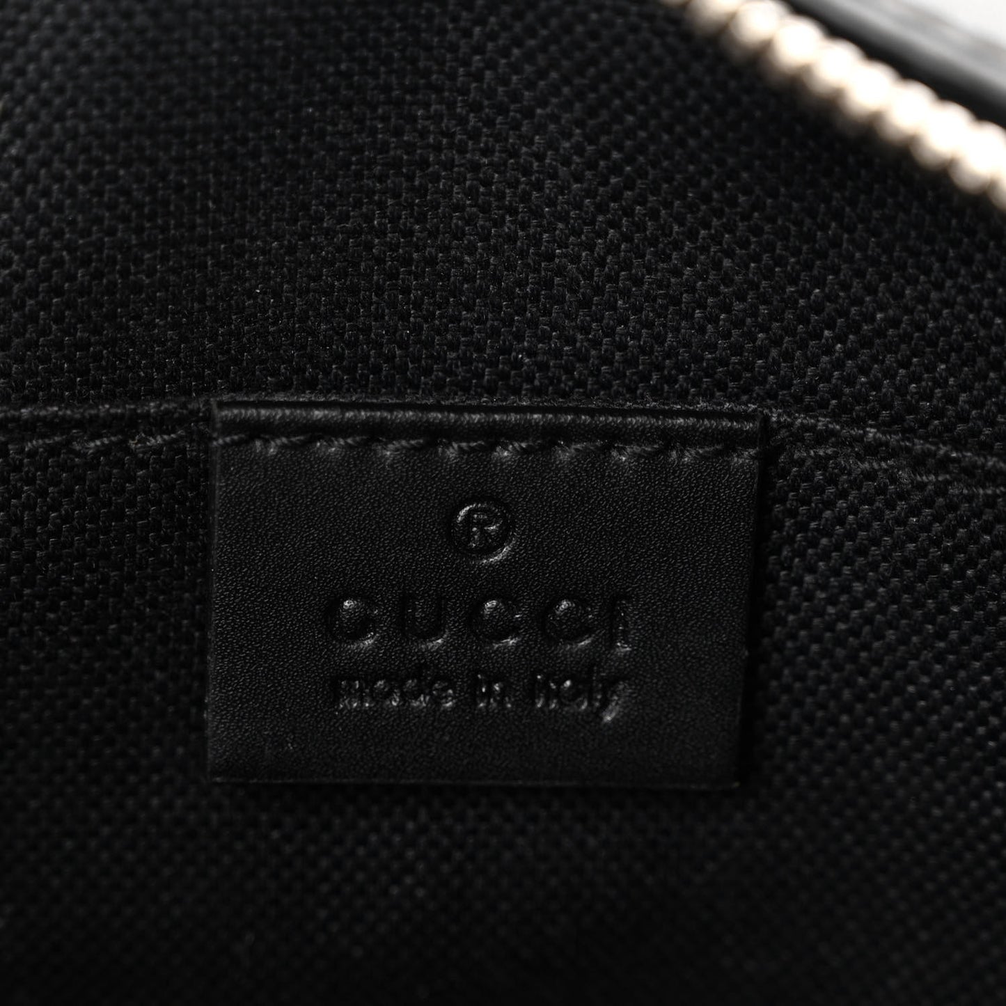 GG Supreme Monogram Web Shoulder Bag Black Grey
