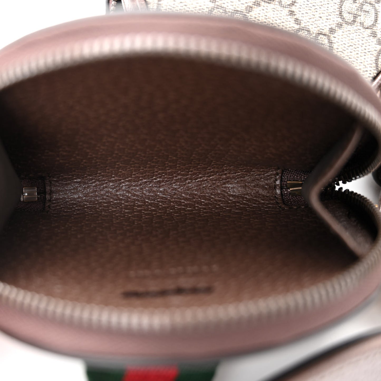GG Supreme Monogram Web Ophidia Mini Multiway Bag Beige Ebony