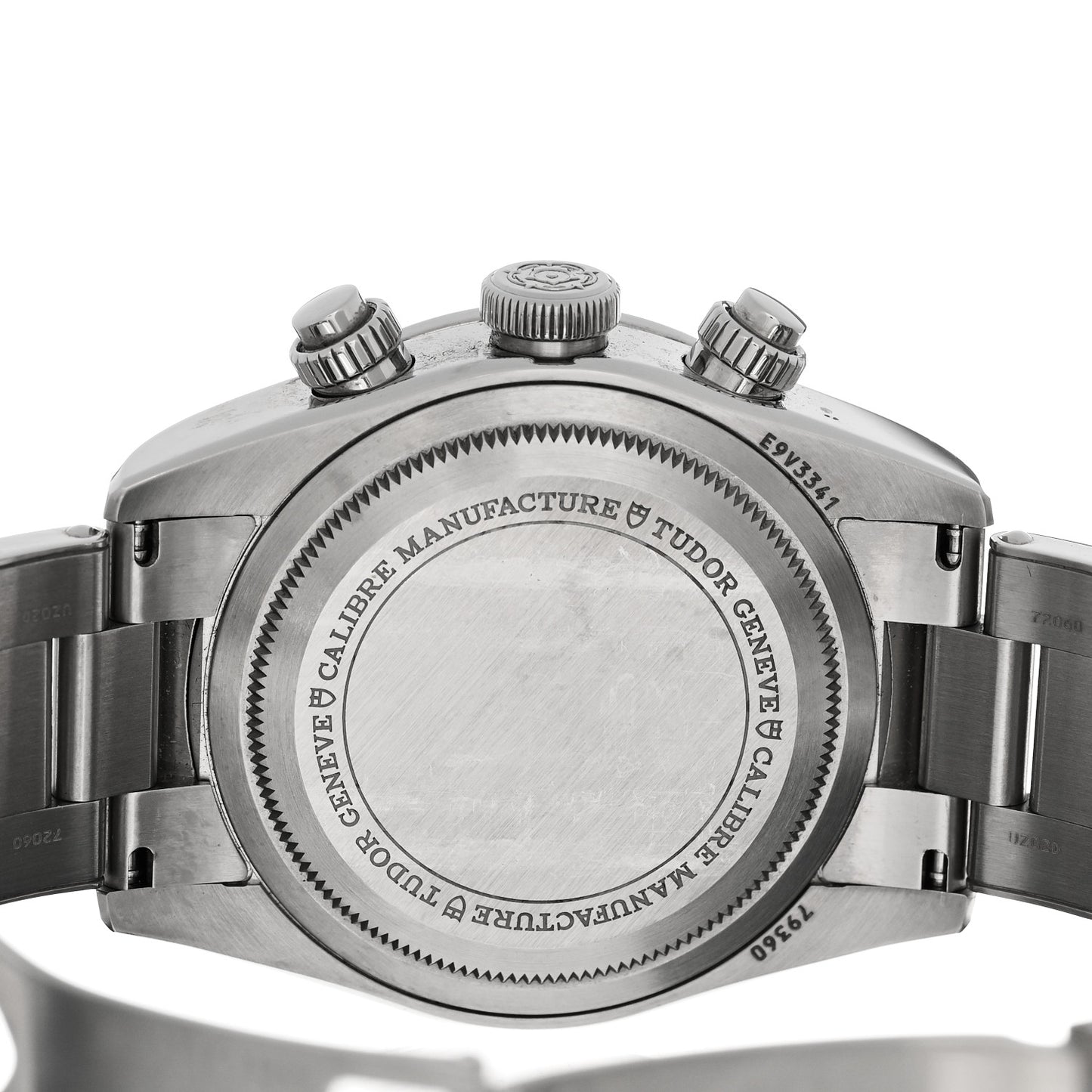 Stainless Steel 41mm Black Bay Chronograph Panda Automatic Watch White 79360N