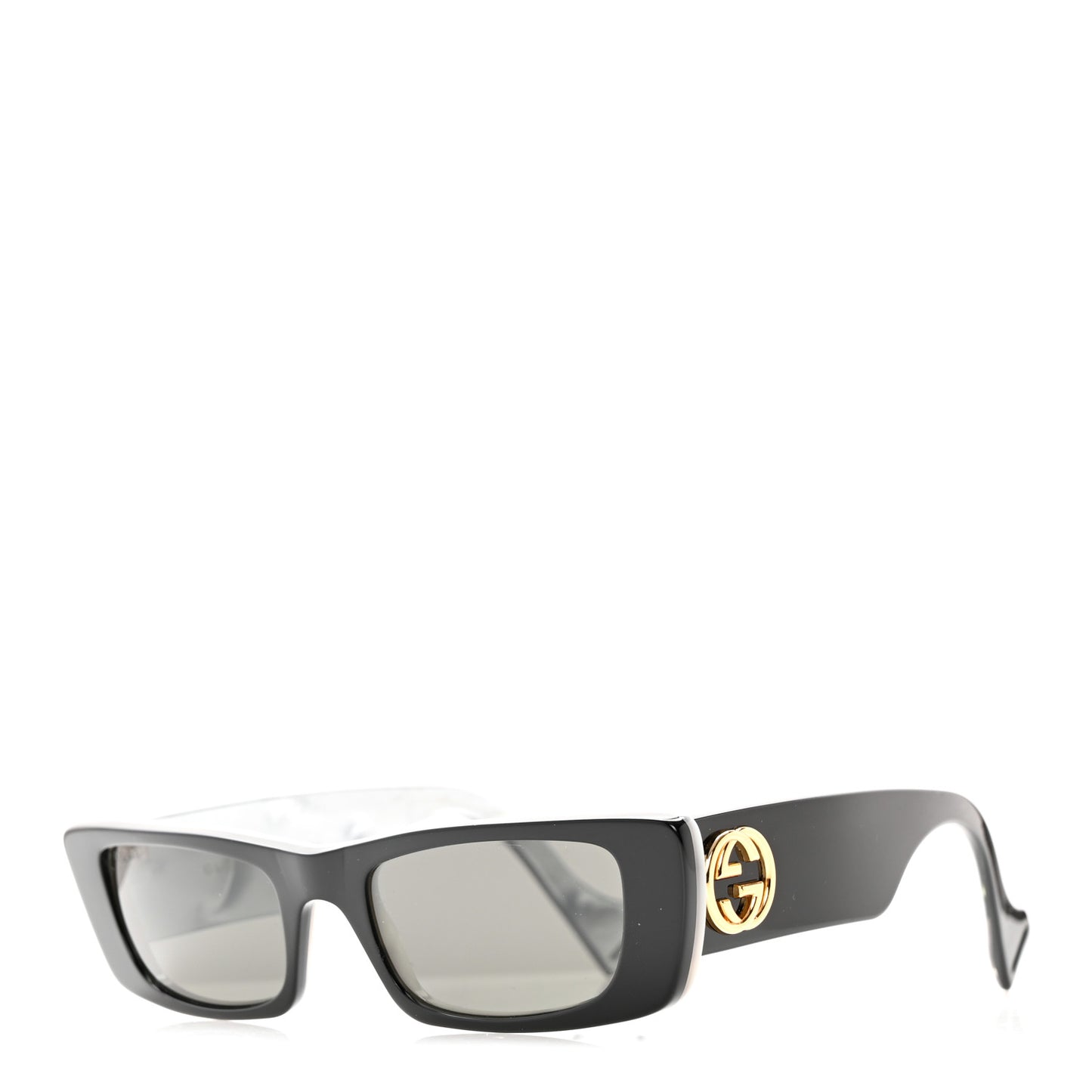 Acetate Rectangular Sunglasses GG0516S Black