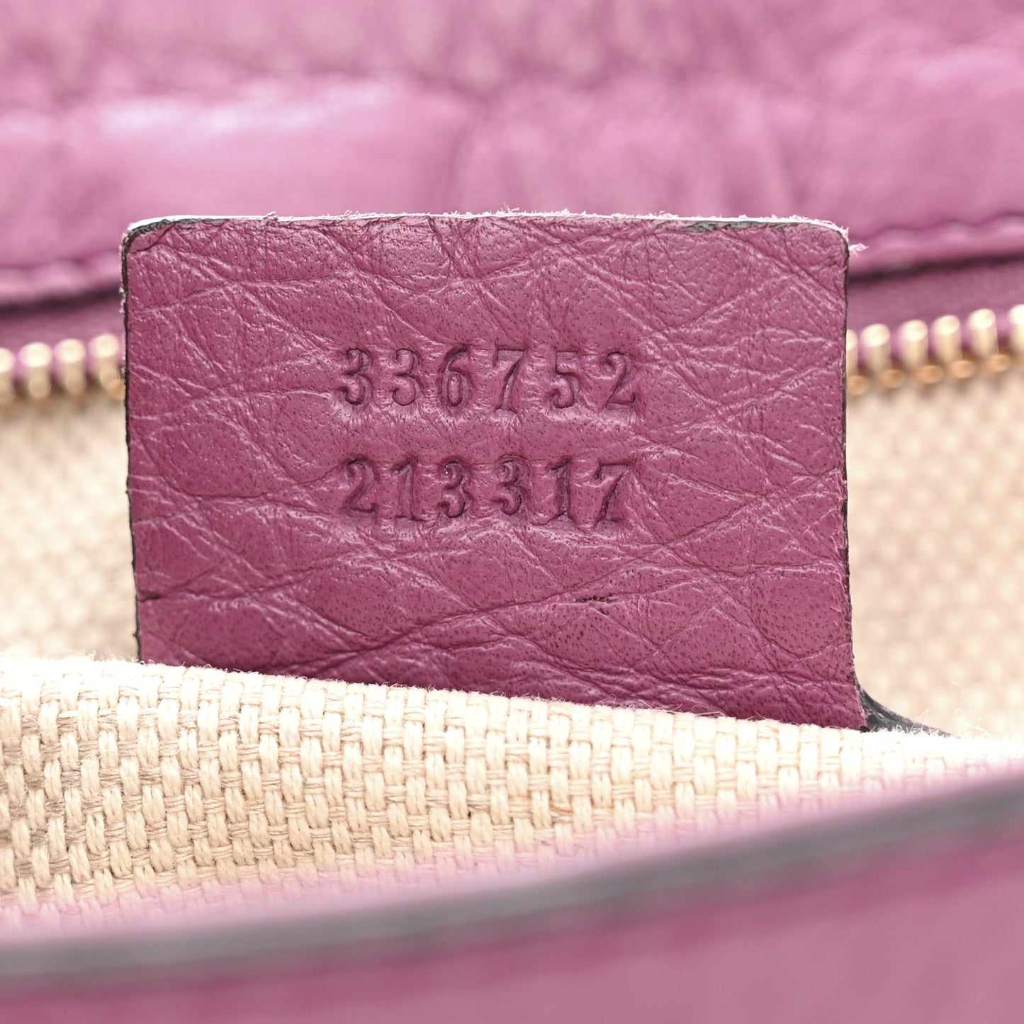 Pebbled Calfskin Medium Soho Flap Crossbody Peonia Flower