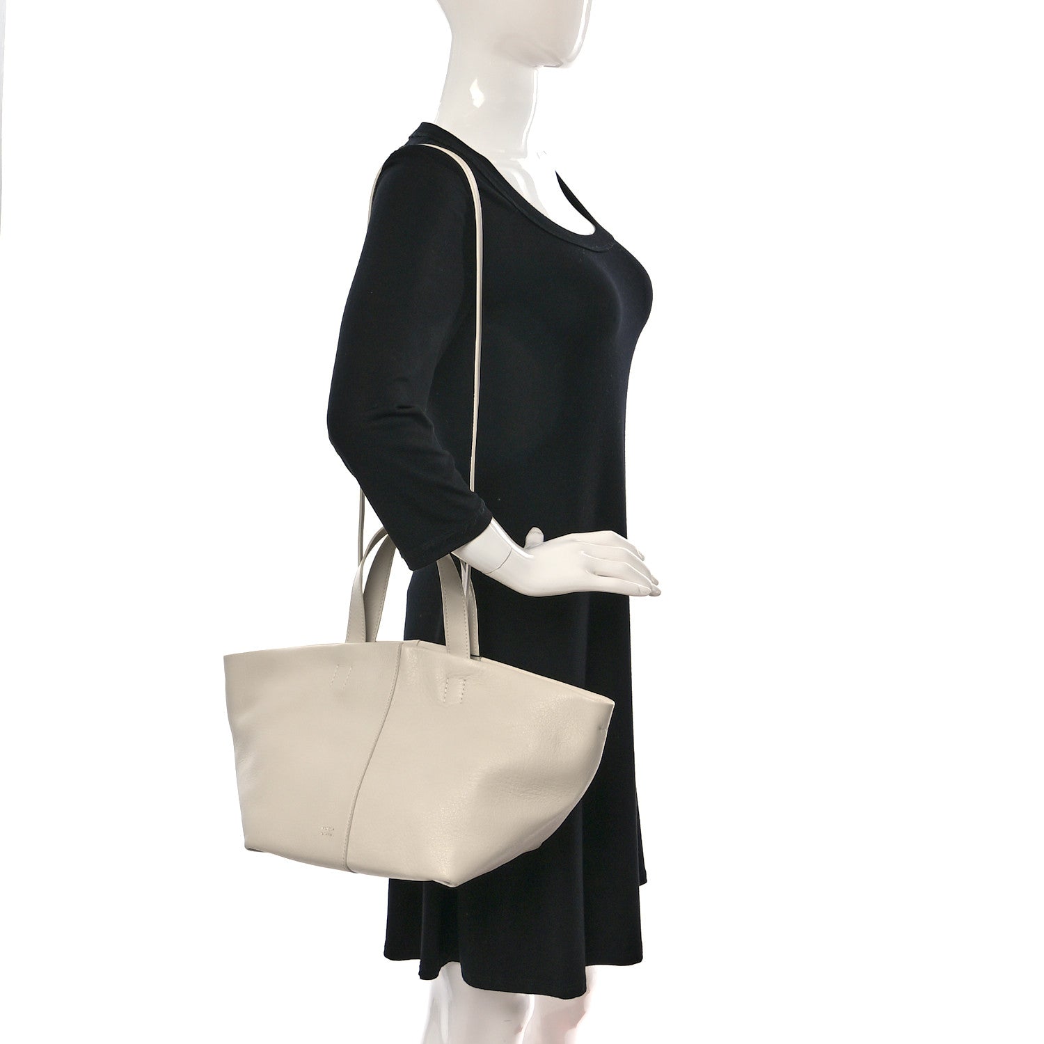 Mansur Gavriel Calfskin Mini Tulipano Bag Bianca 2 of 12
