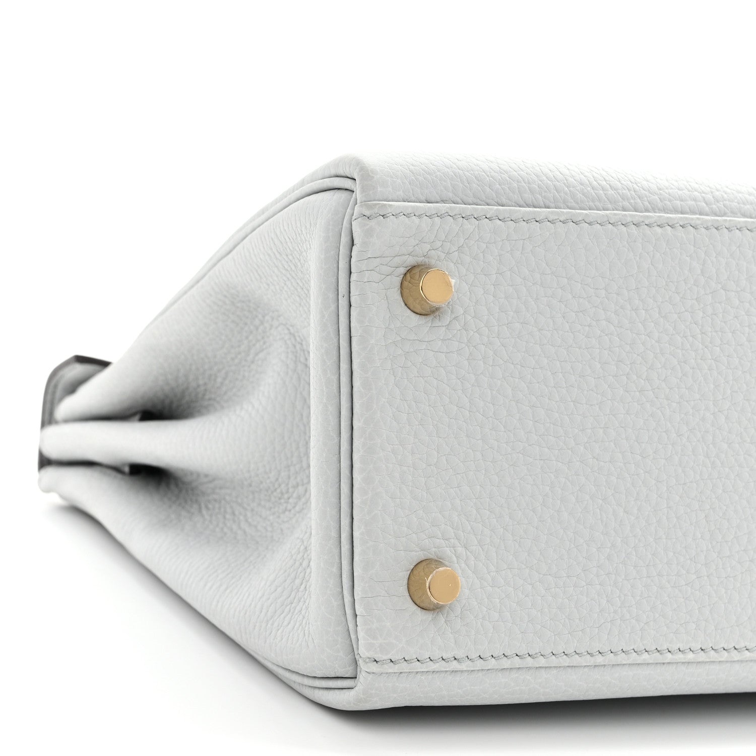 Hermes Taurillon Clemence Kelly Retourne 28 Bleu Pale 9 of 11