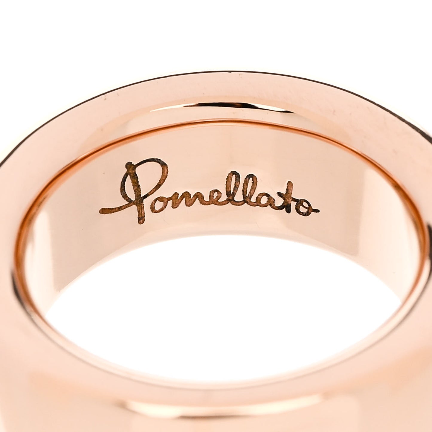 18K Rose Gold Slim Iconica Ring 55 7.25