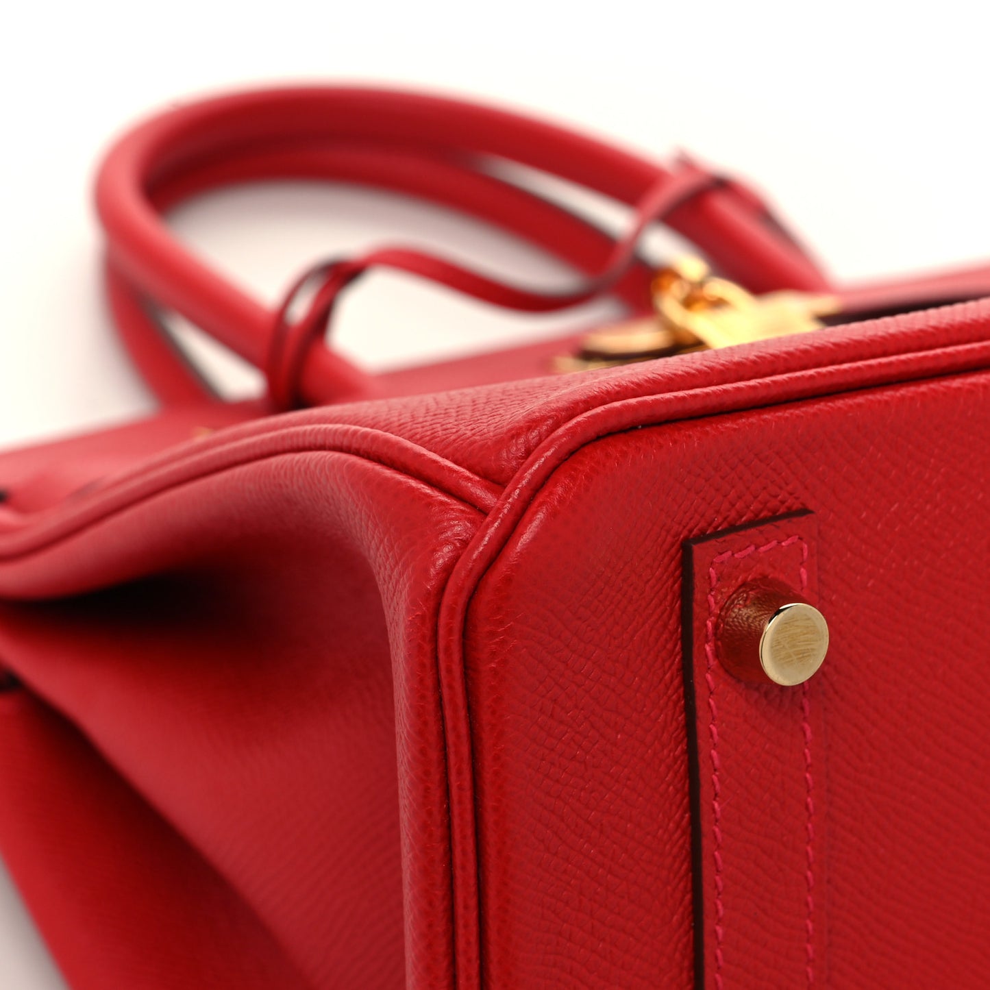 Epsom Birkin 30 Rouge Casaque