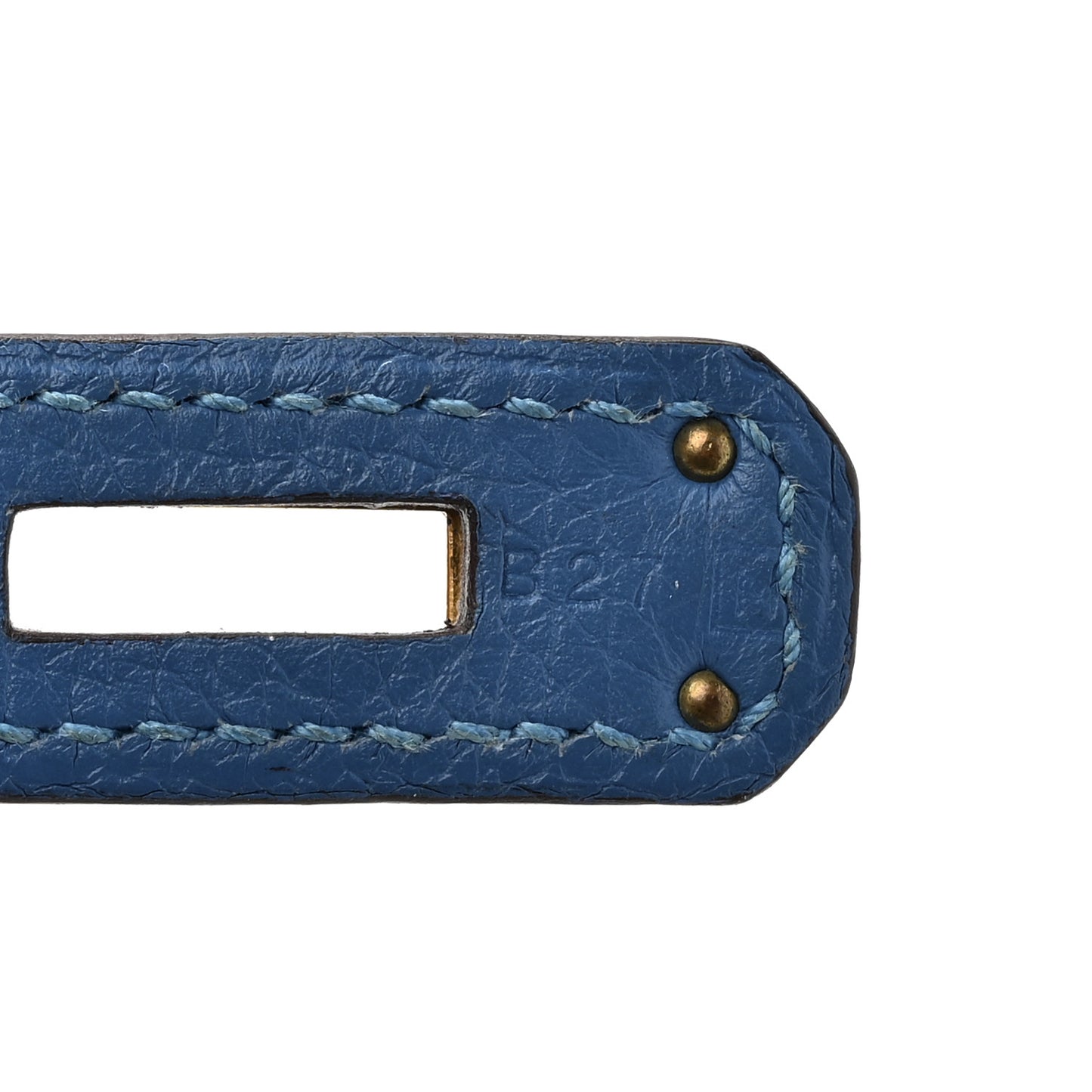 Togo Birkin 35 Bleu Azteque