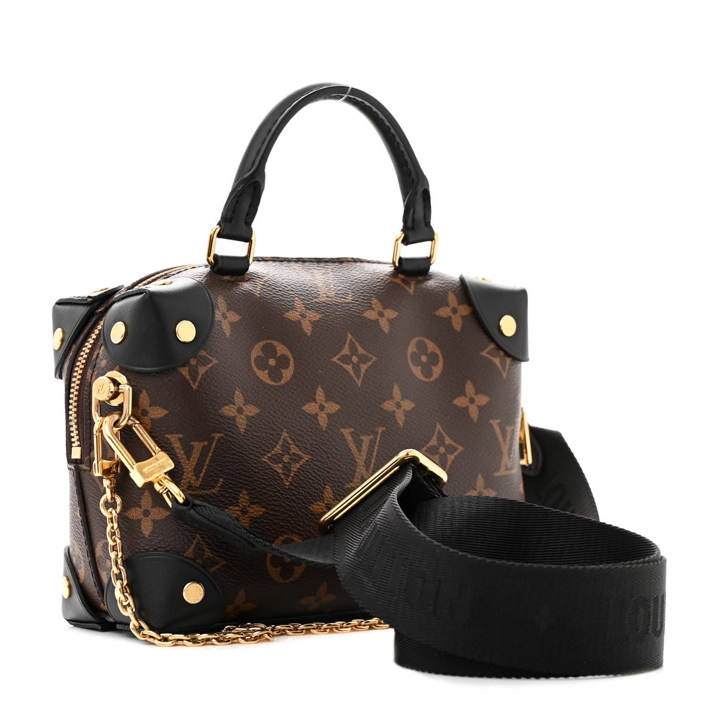 Monogram Petite Malle Souple Black