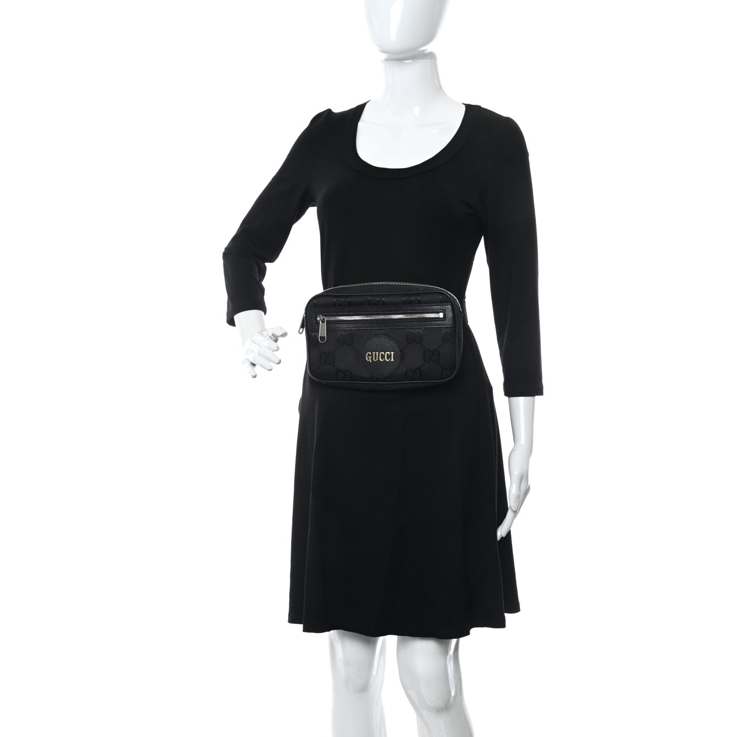 Econyl Nylon Monogram Off The Grid Belt Bag Black