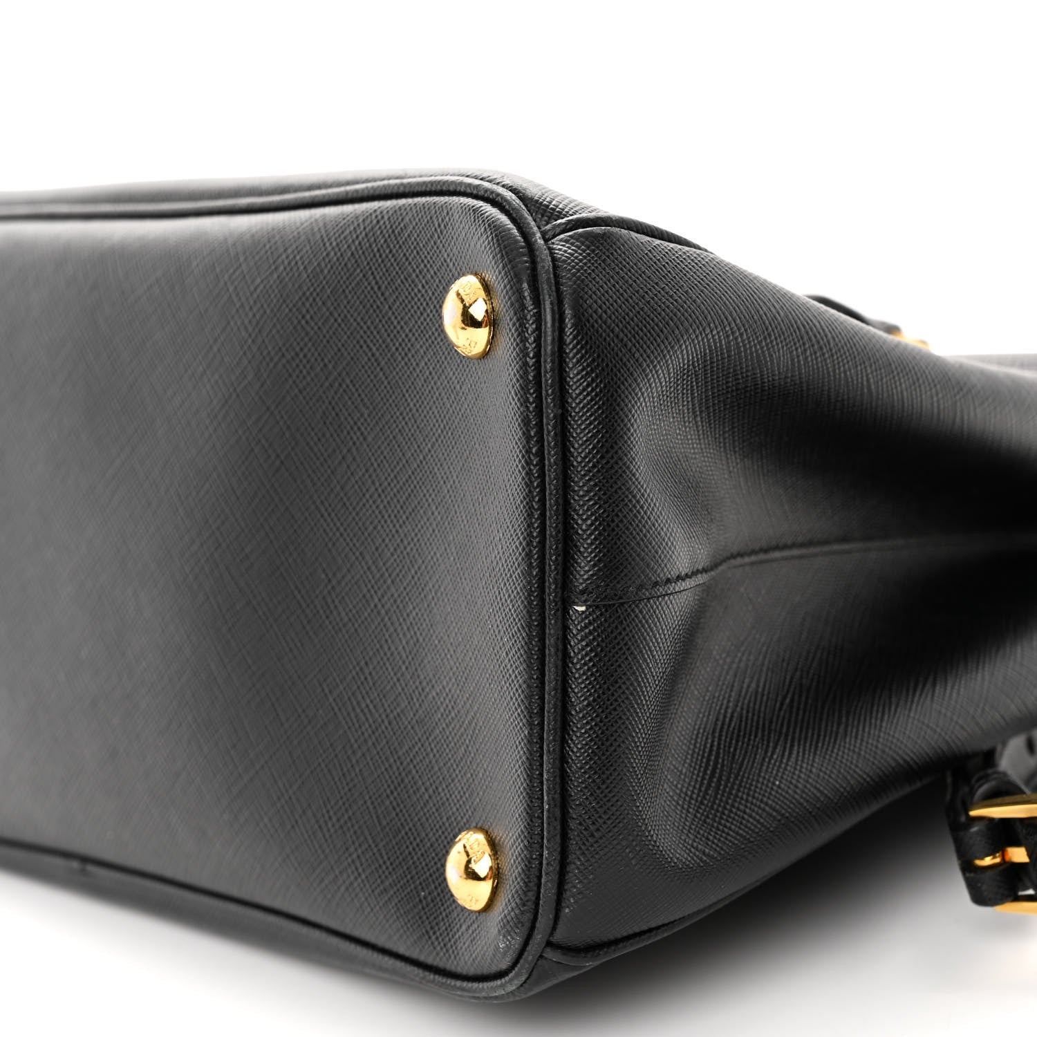 Prada Saffiano Small Galleria Double Zip Tote Black 9 of 10