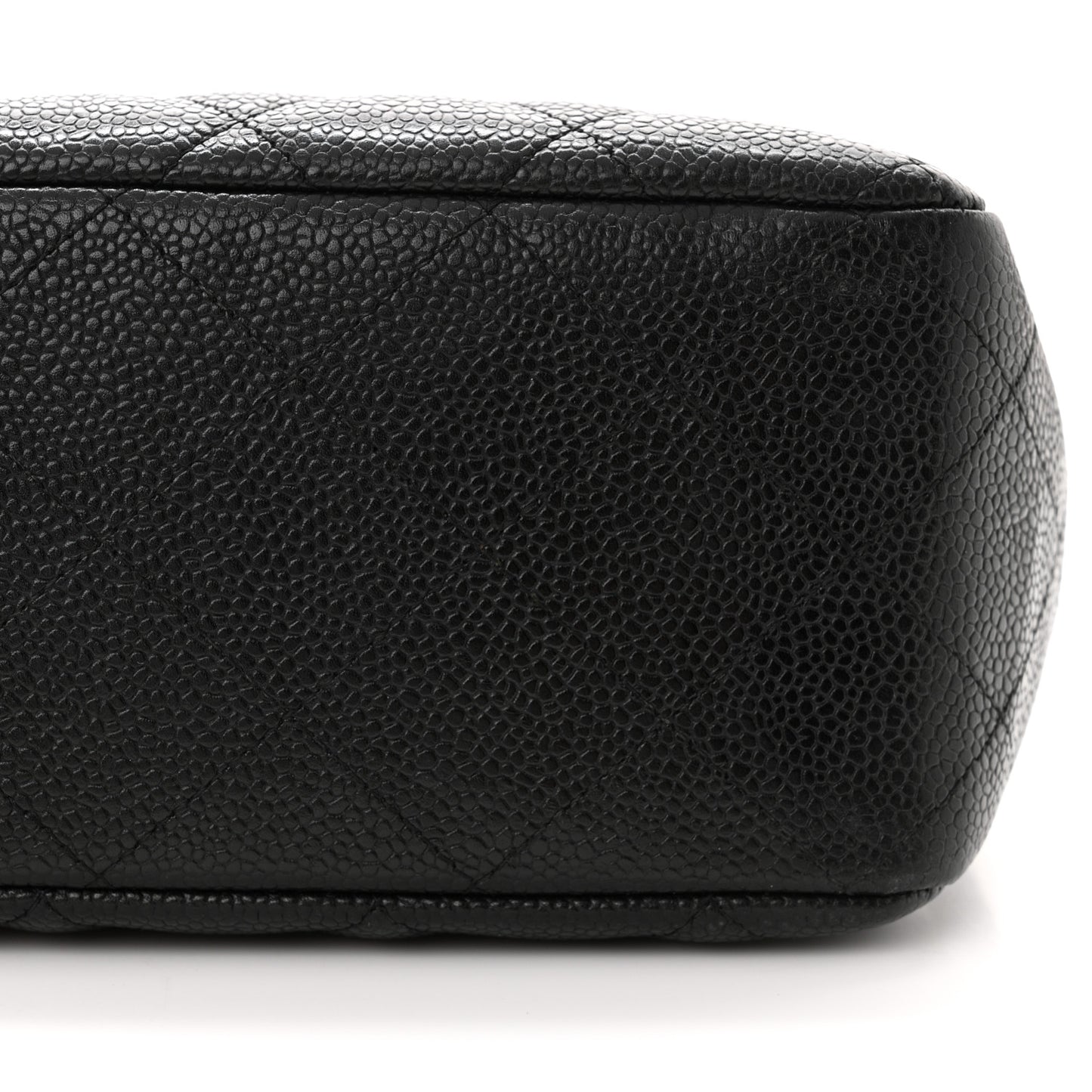 Caviar Quilted Jumbo Single Flap Black